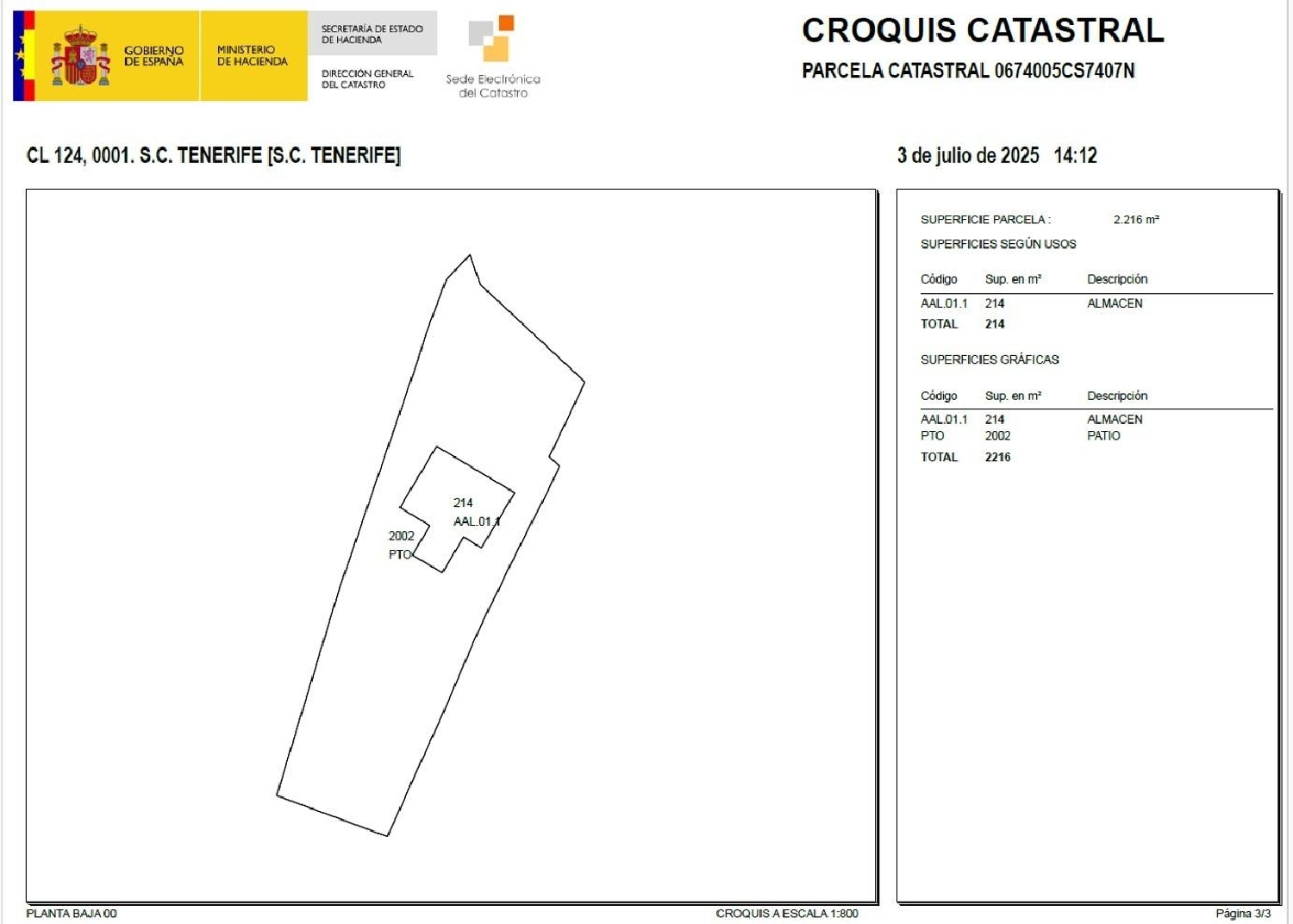  for sale plot Santa Cruz De Tenerife 38000 Zona Metropolitana 8