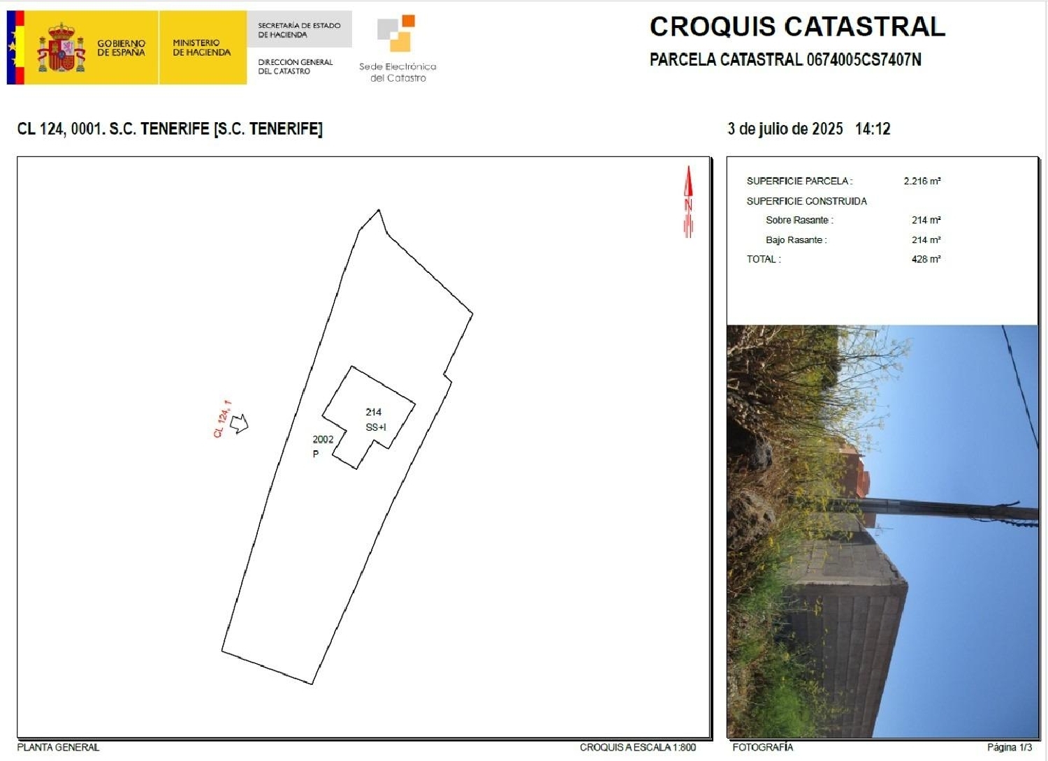  for sale plot Santa Cruz De Tenerife 38000 Zona Metropolitana 7