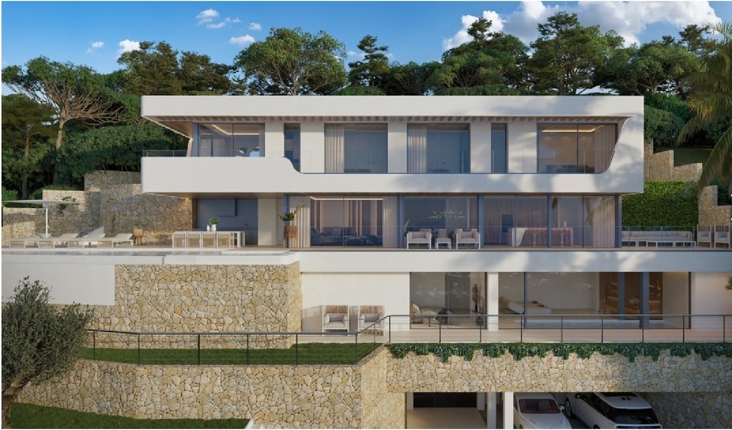 till salu villa Moraira Marina Alta 2