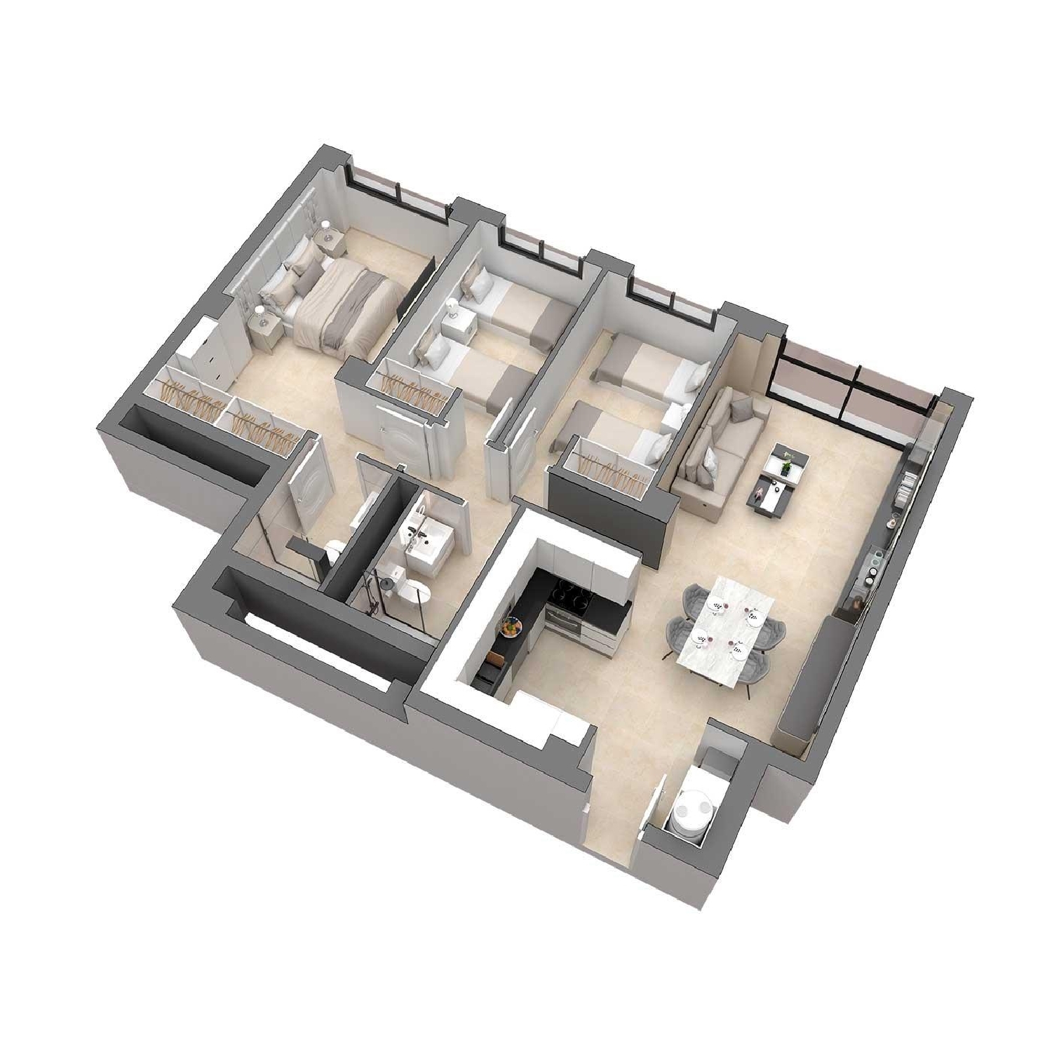  for sale apartment Castellons Marina Alta 4