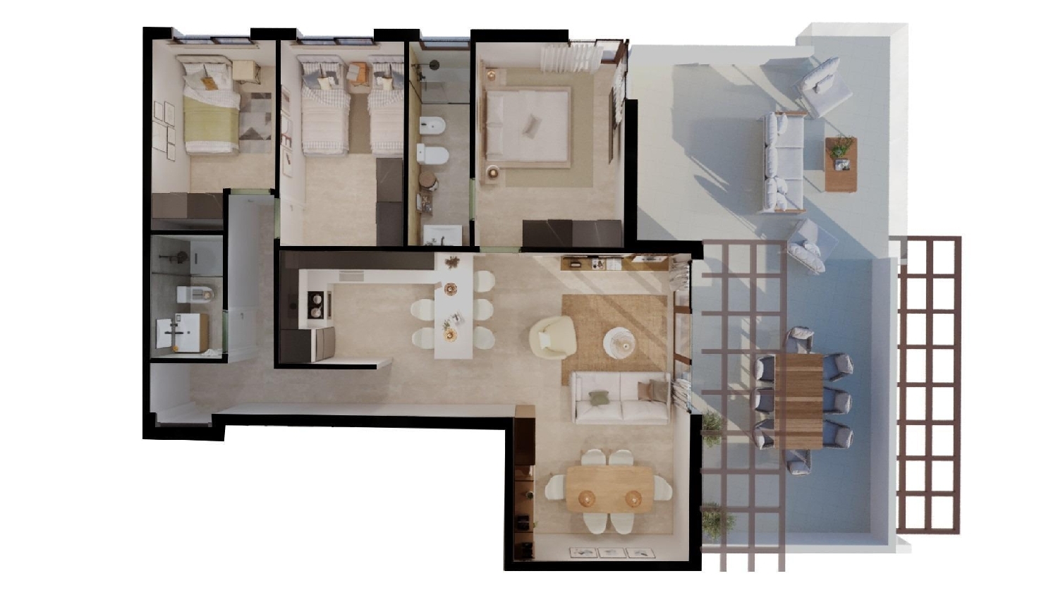  à vendre appartement Pla Olivera Alacantí 28