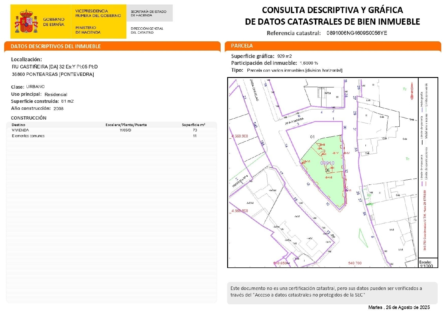  en venta apartamento Ponteareas Condado 7