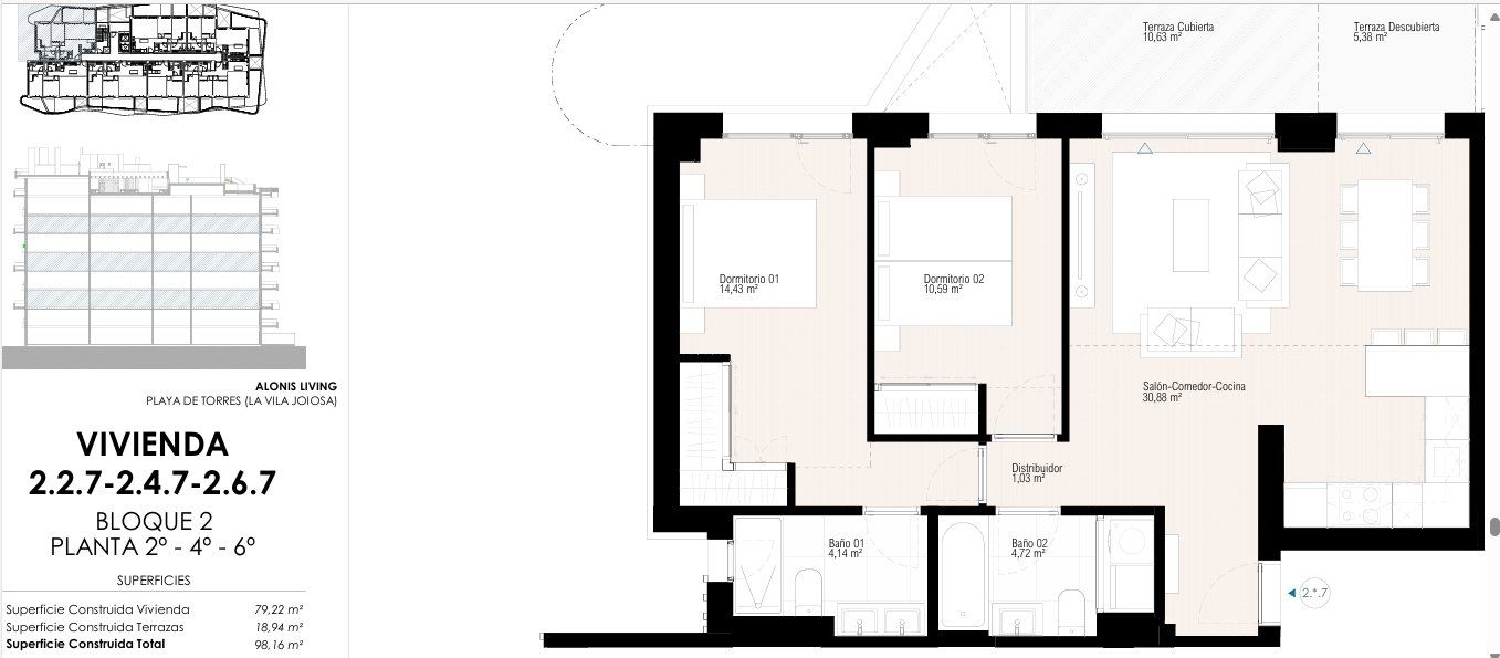  te koop appartement Villajoyosa Marina Baixa 8