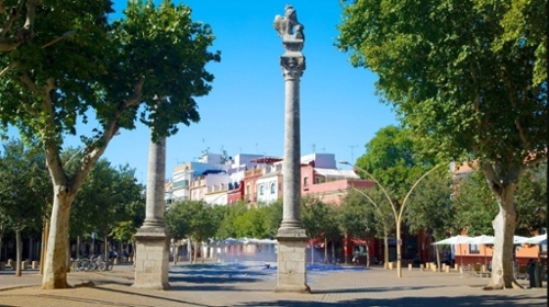 Sevilla La Nueva Sur Parkplatz Bild 6285692