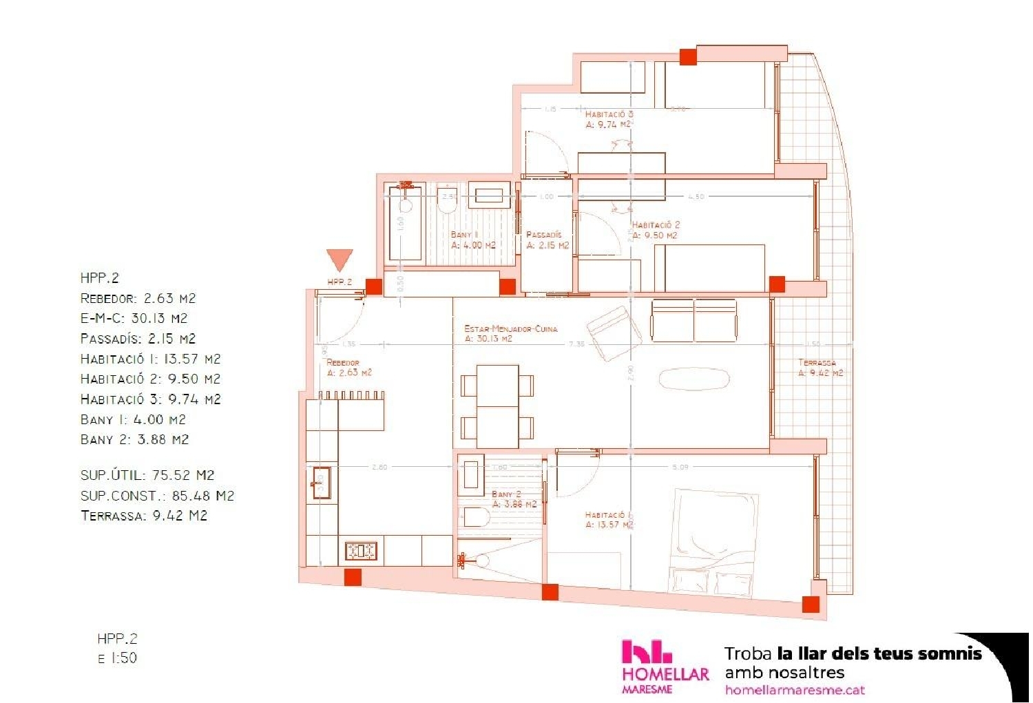  for sale apartment Calella Maresme 4