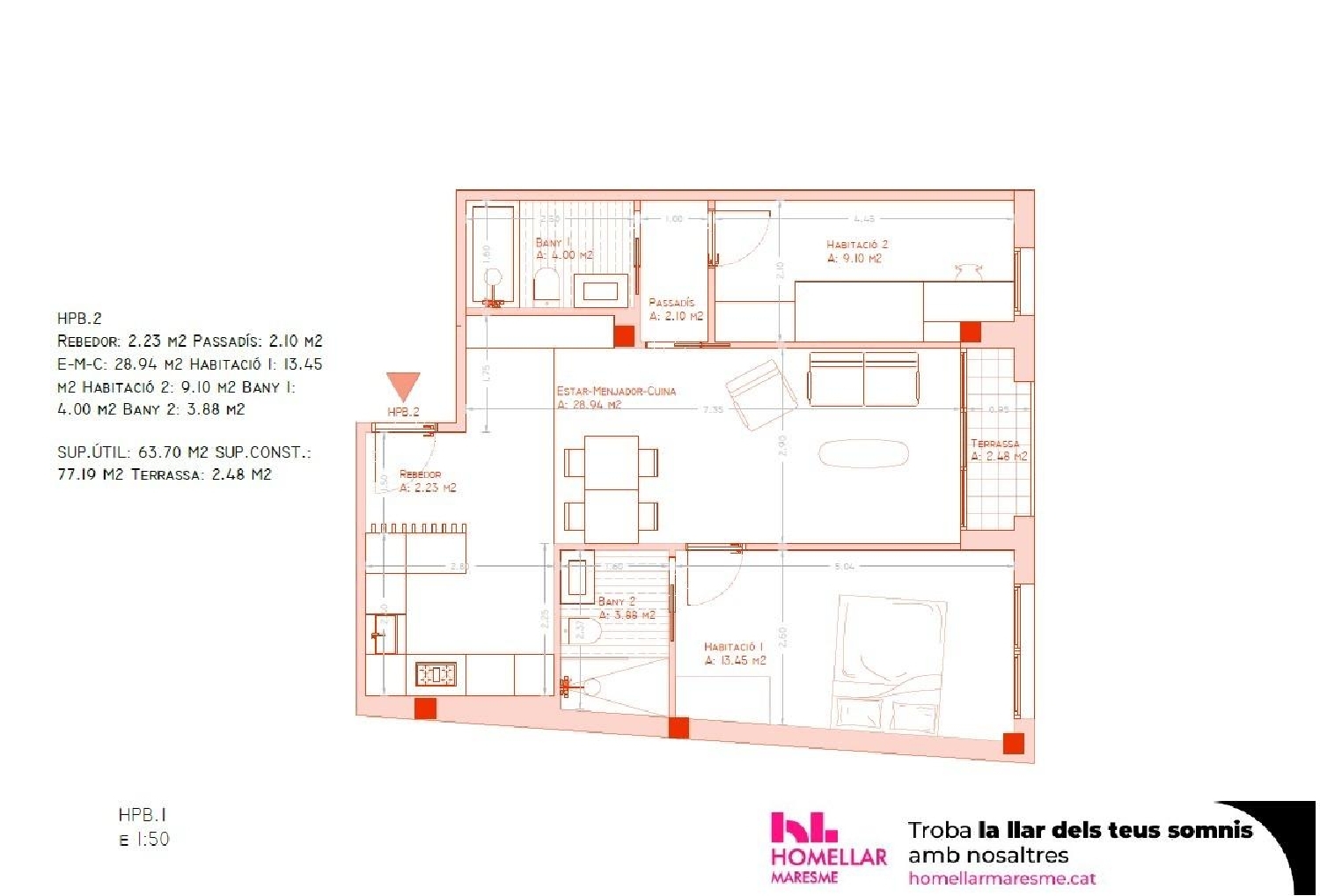  for sale ground floor Calella Maresme 3
