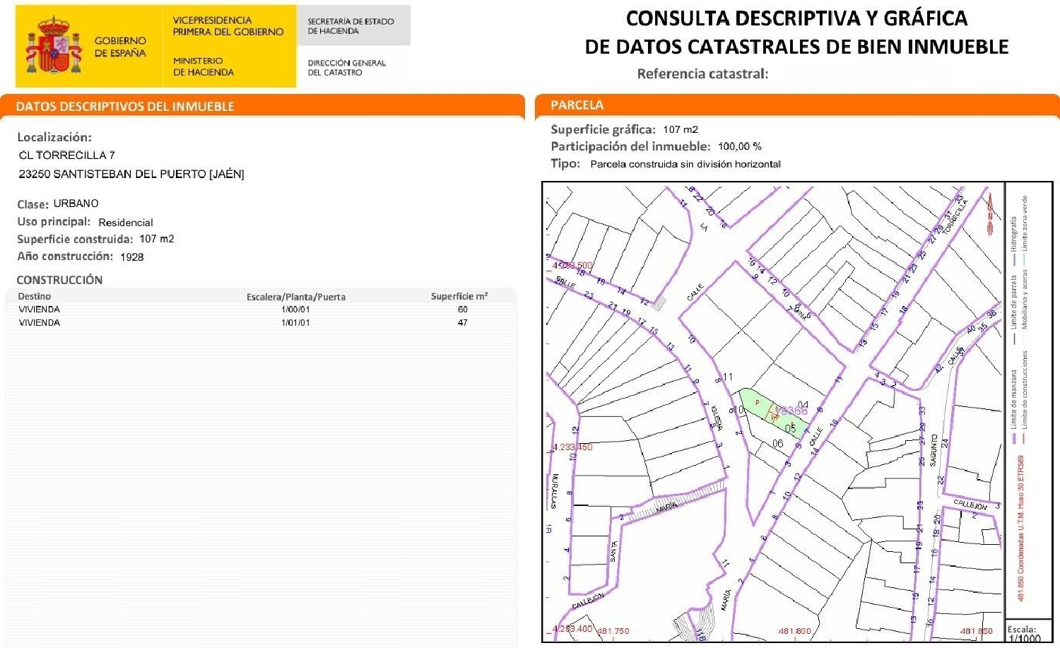  à vendre maison Santisteban Del Puerto Condado (El) 1