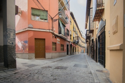 Barrio De Granada Alacantí Parkplatz Bild 6298754