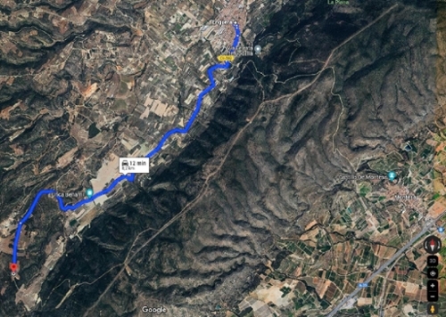 Enguera Canal De Navarrés tomt foto 6303504