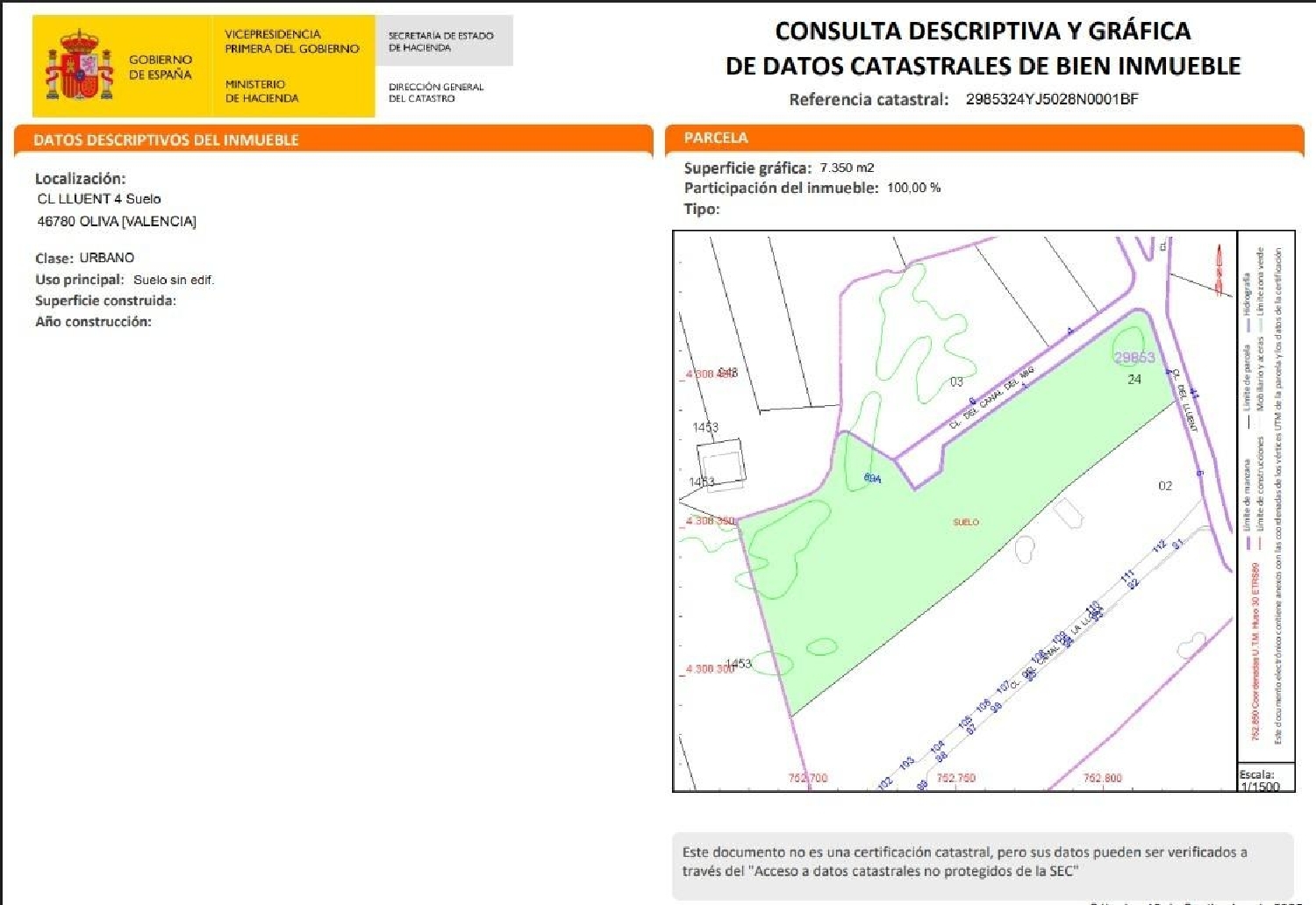  en venta terreno Oliva Safor 2