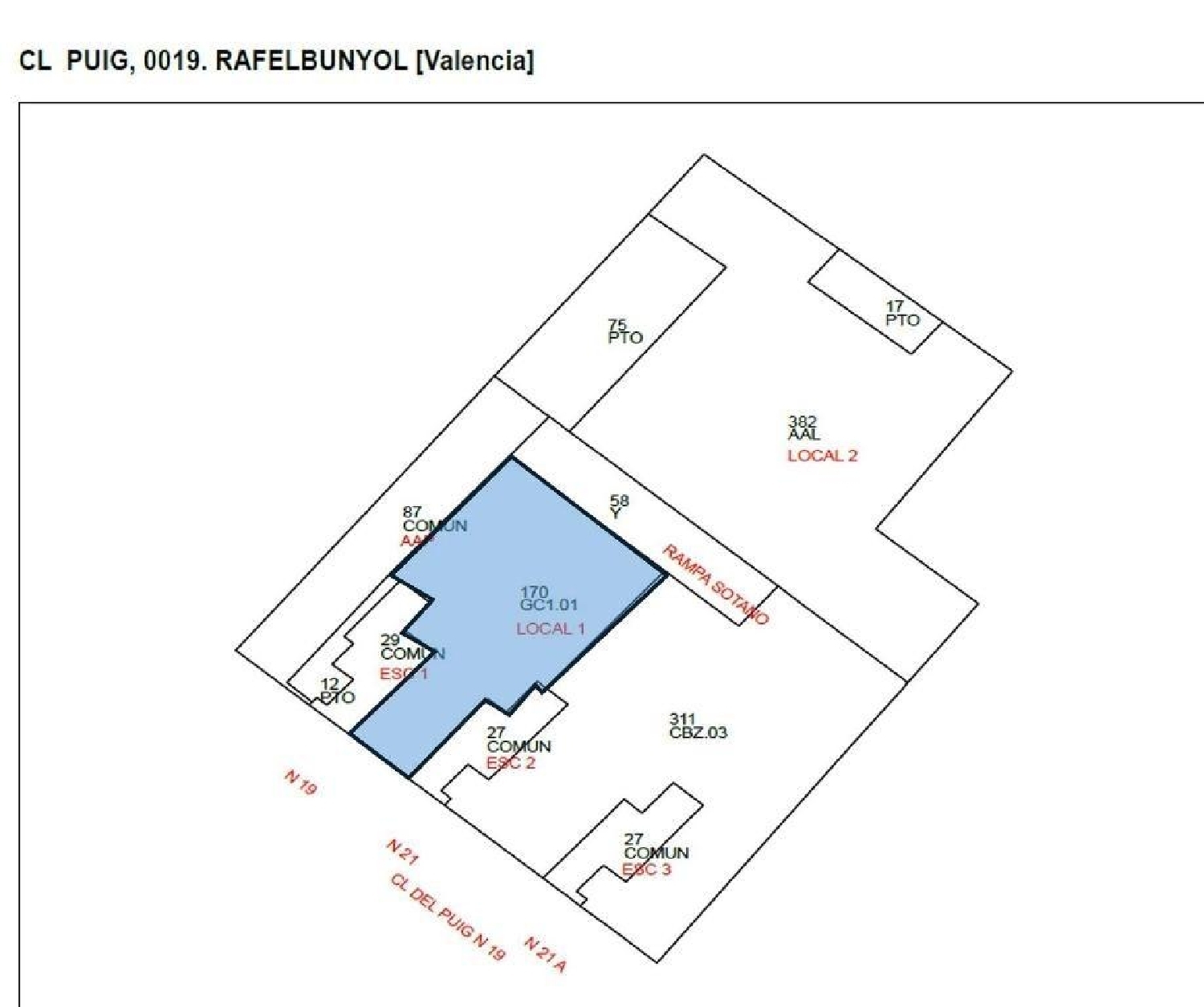  kaufen Gewerberaum Rafelbuñol Horta Nord 1