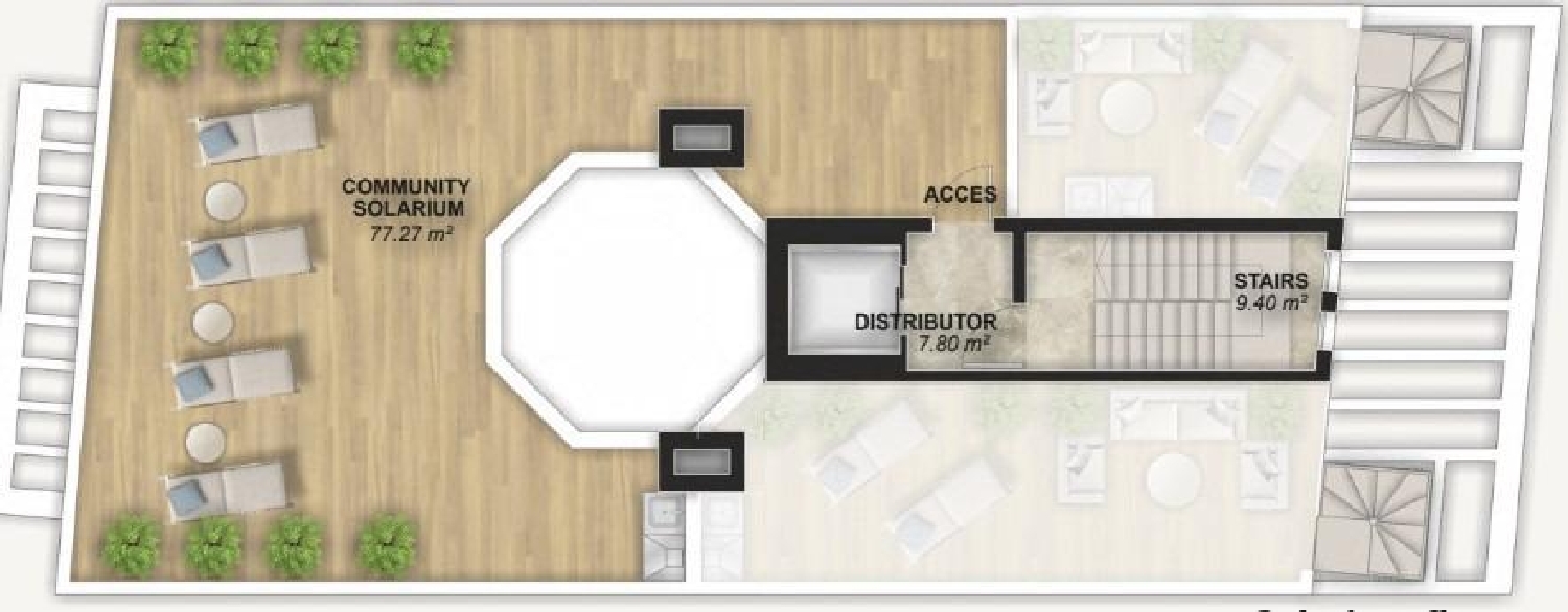  for sale studio apartment Torrevieja Baix Segura 39