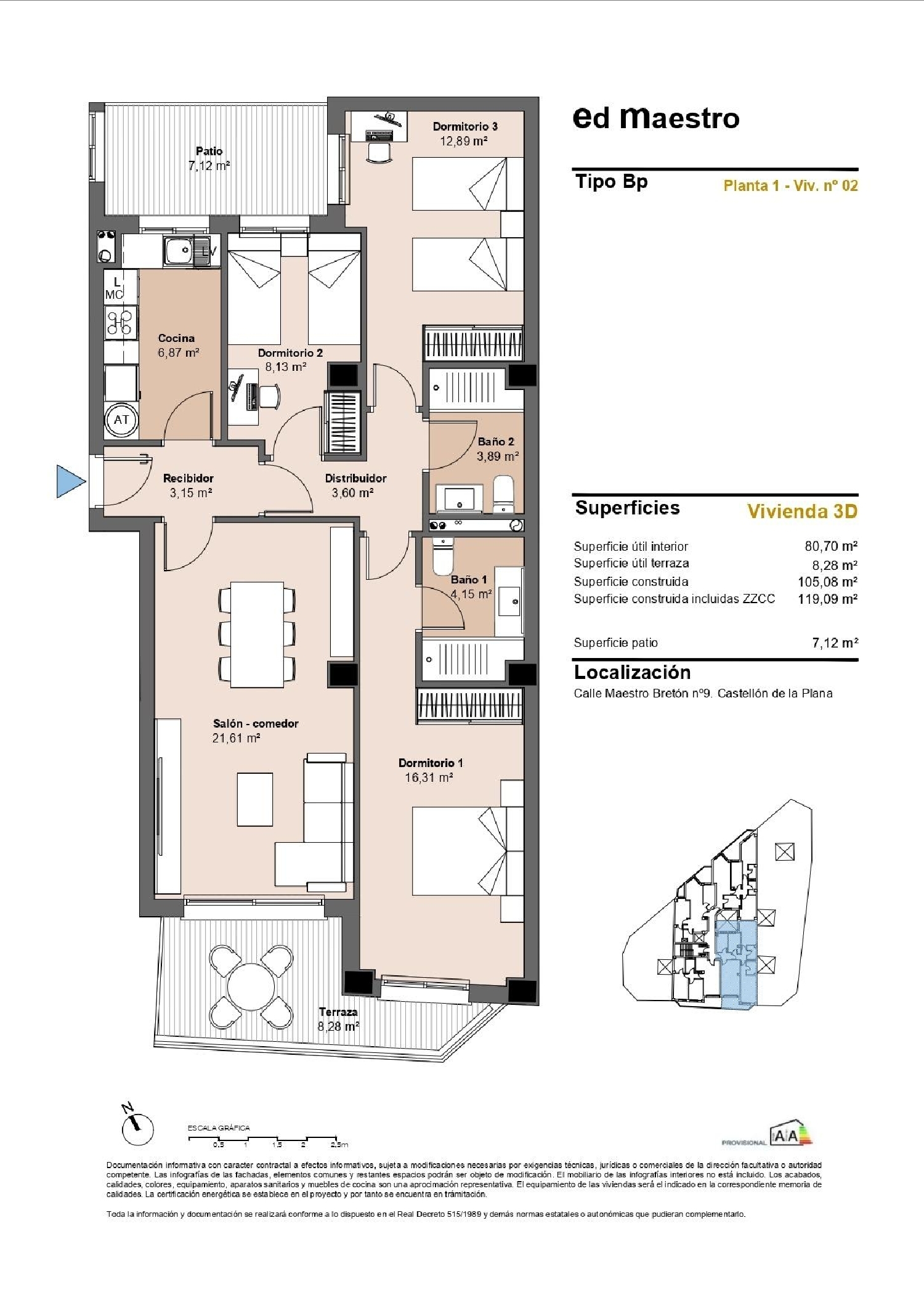  en venta apartamento Castellons Marina Alta 4
