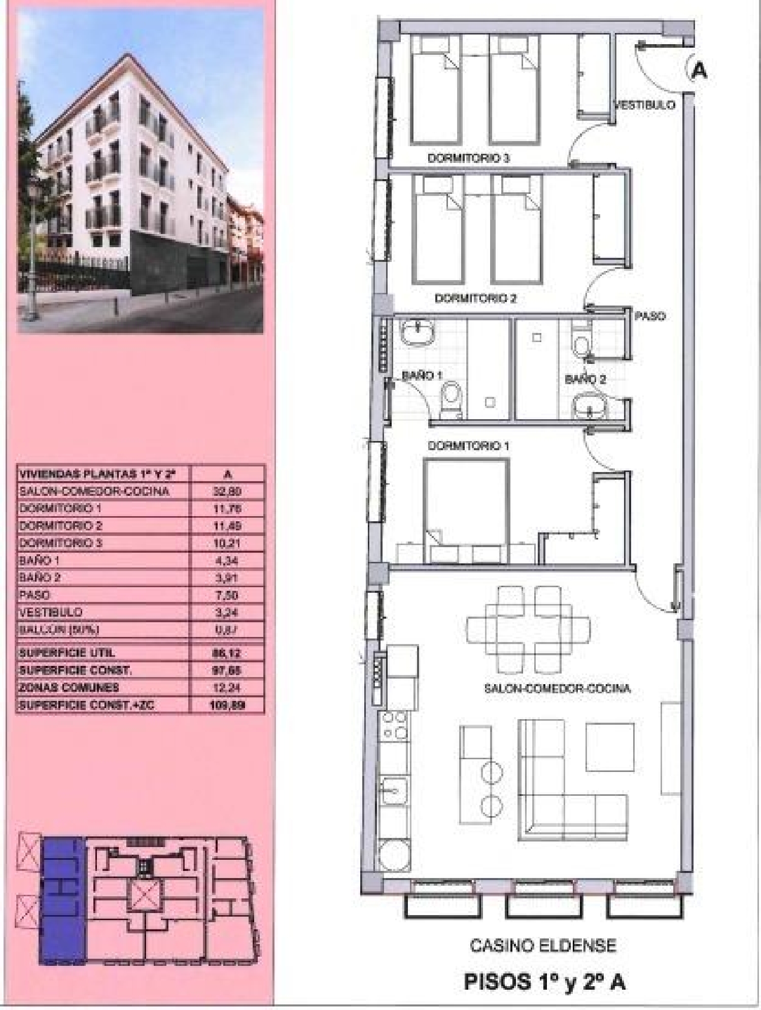 te koop appartement Elda Vinalopó Mitjà 8