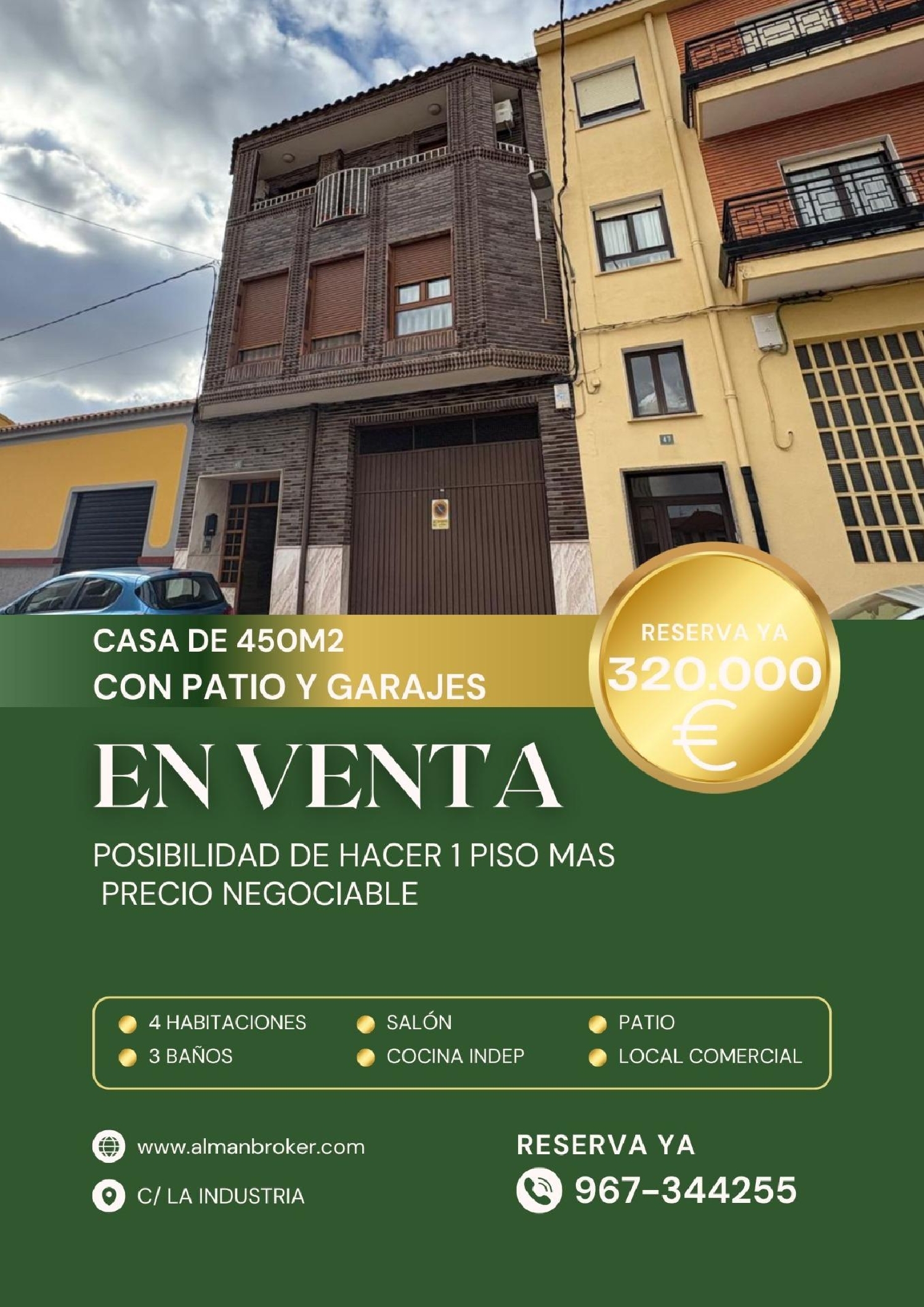 till salu hus Almansa Monte Ibérico Almansa 1