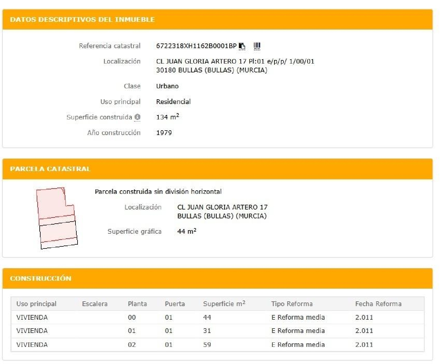  till salu hus Bullas Noroeste 21
