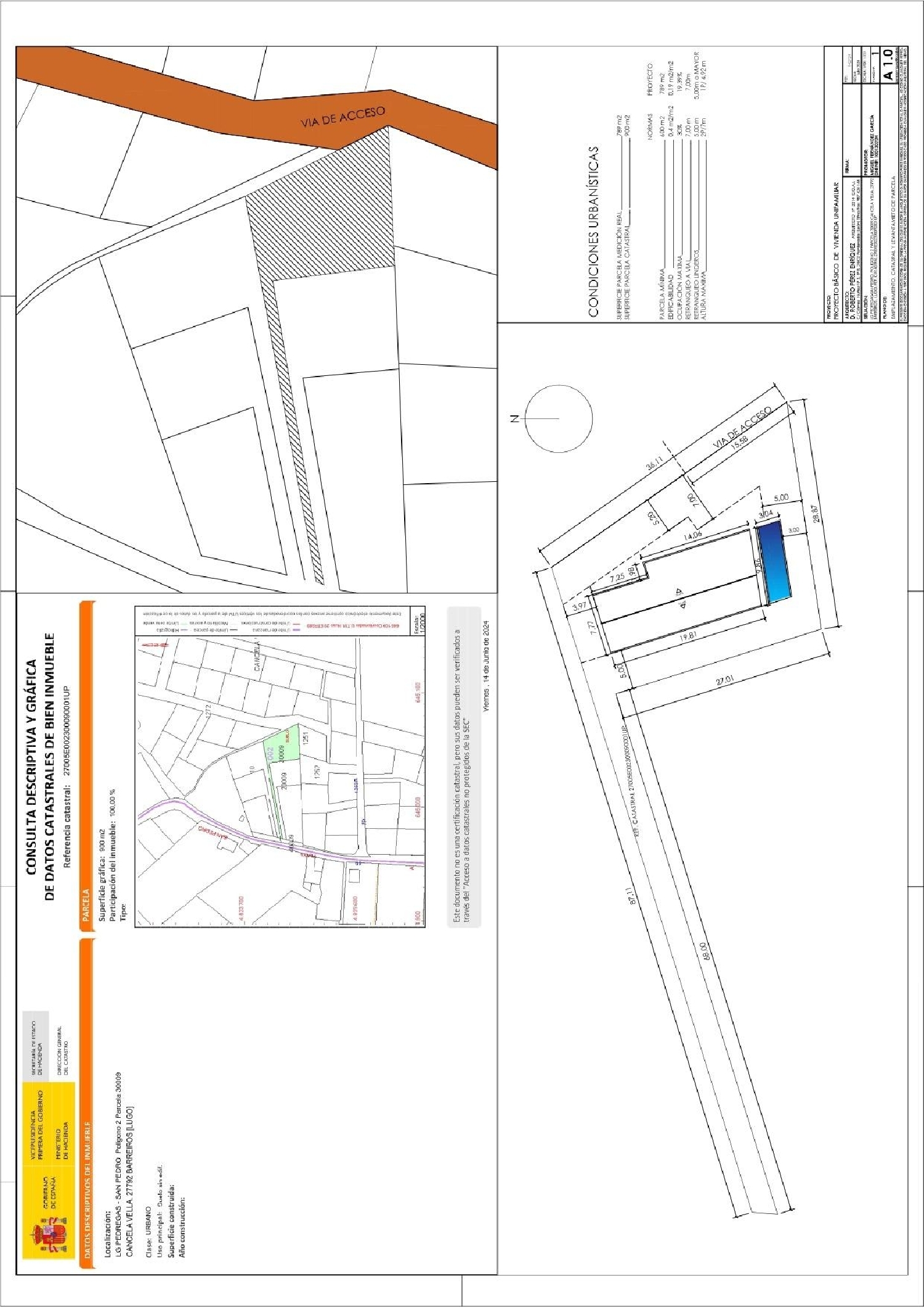  till salu tomt Barreiros Barcala 6