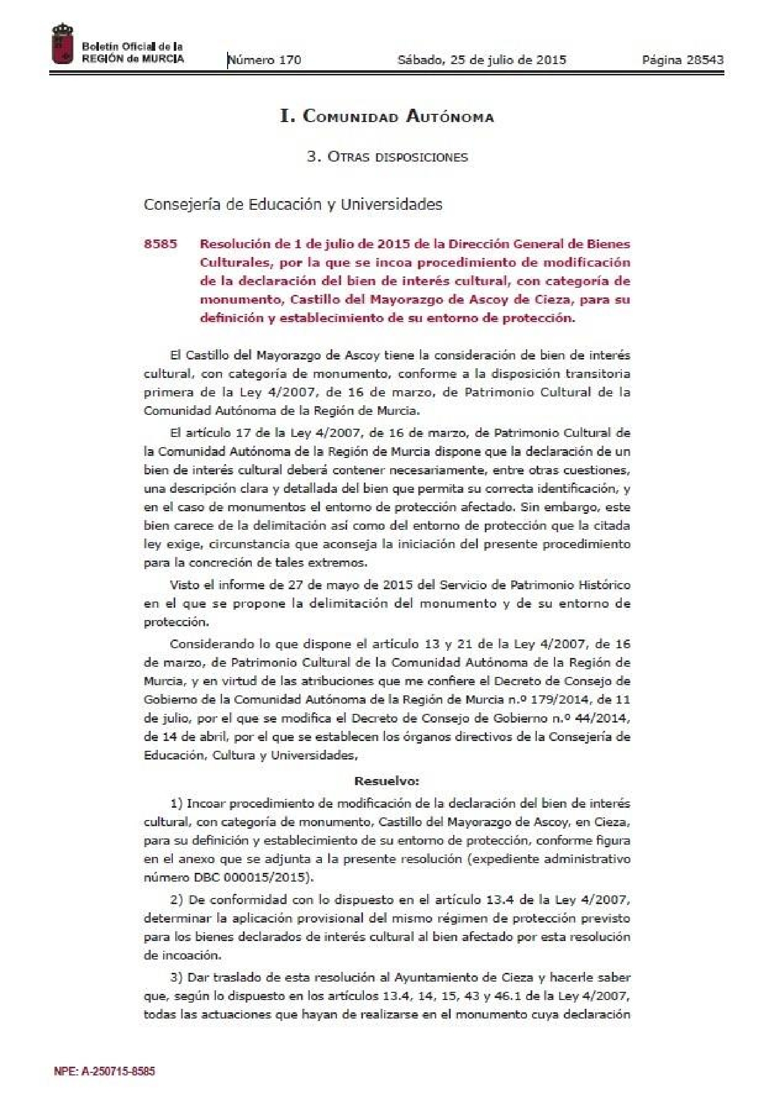  till salu tomt Cieza Vega Alta Del Segura 8