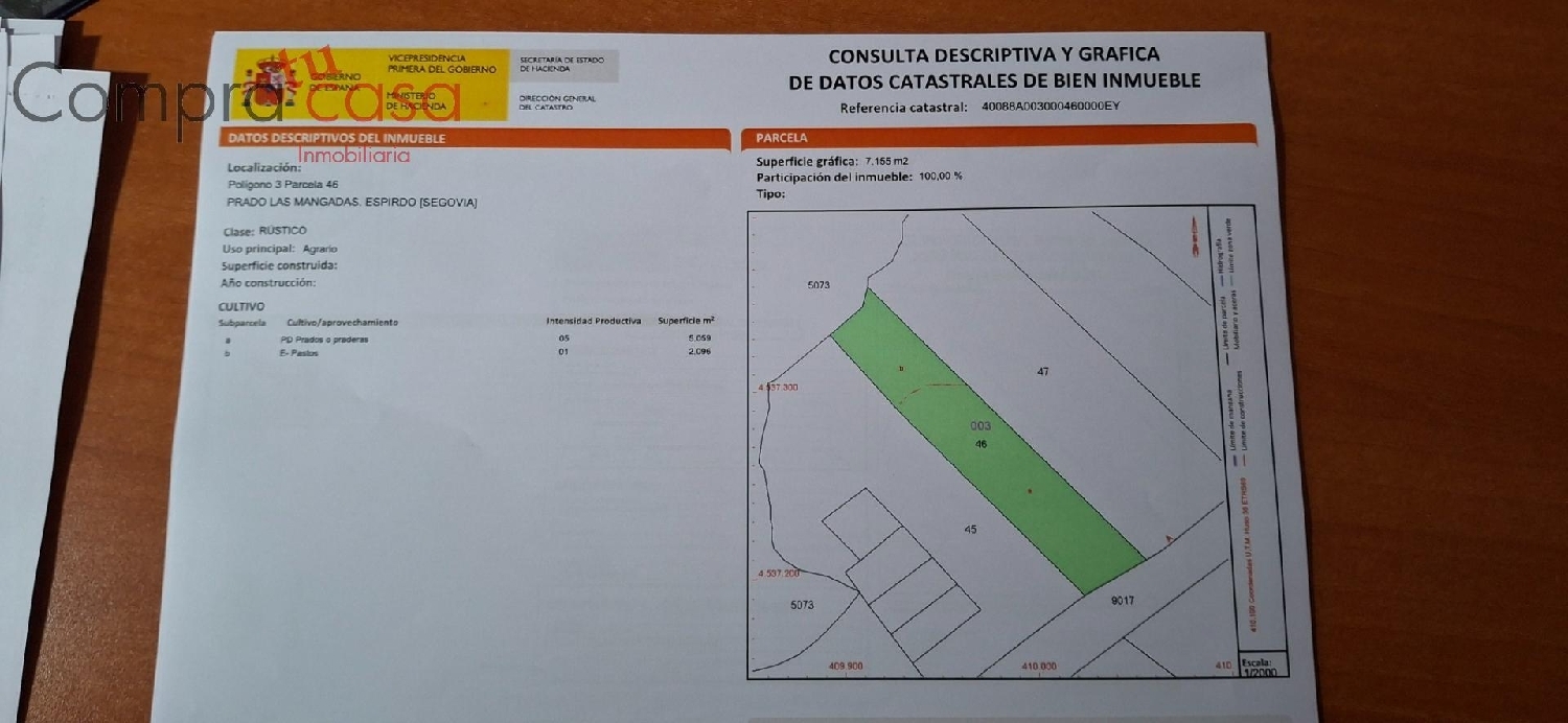  te koop perceel Espirdo Segovia Sur 2