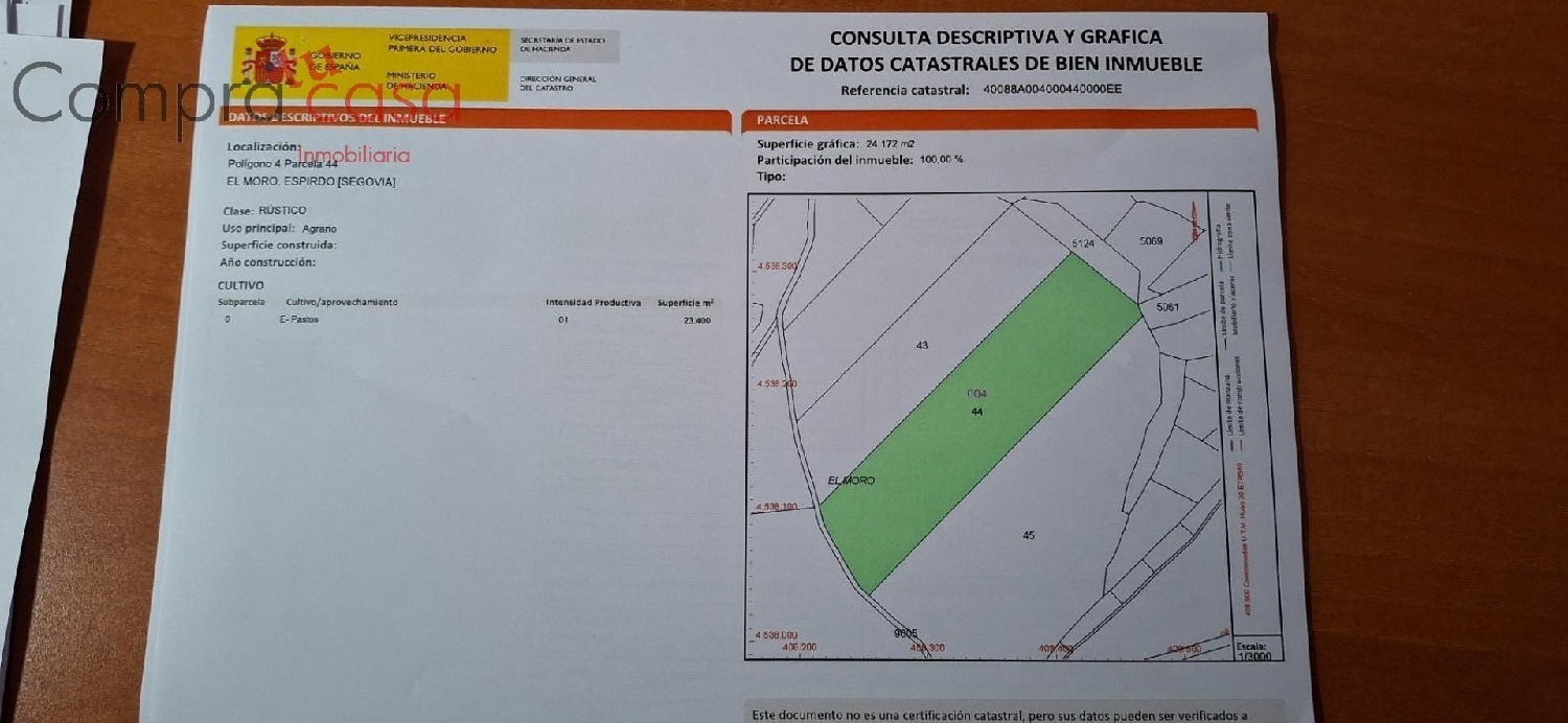  te koop perceel Espirdo Segovia Sur 2