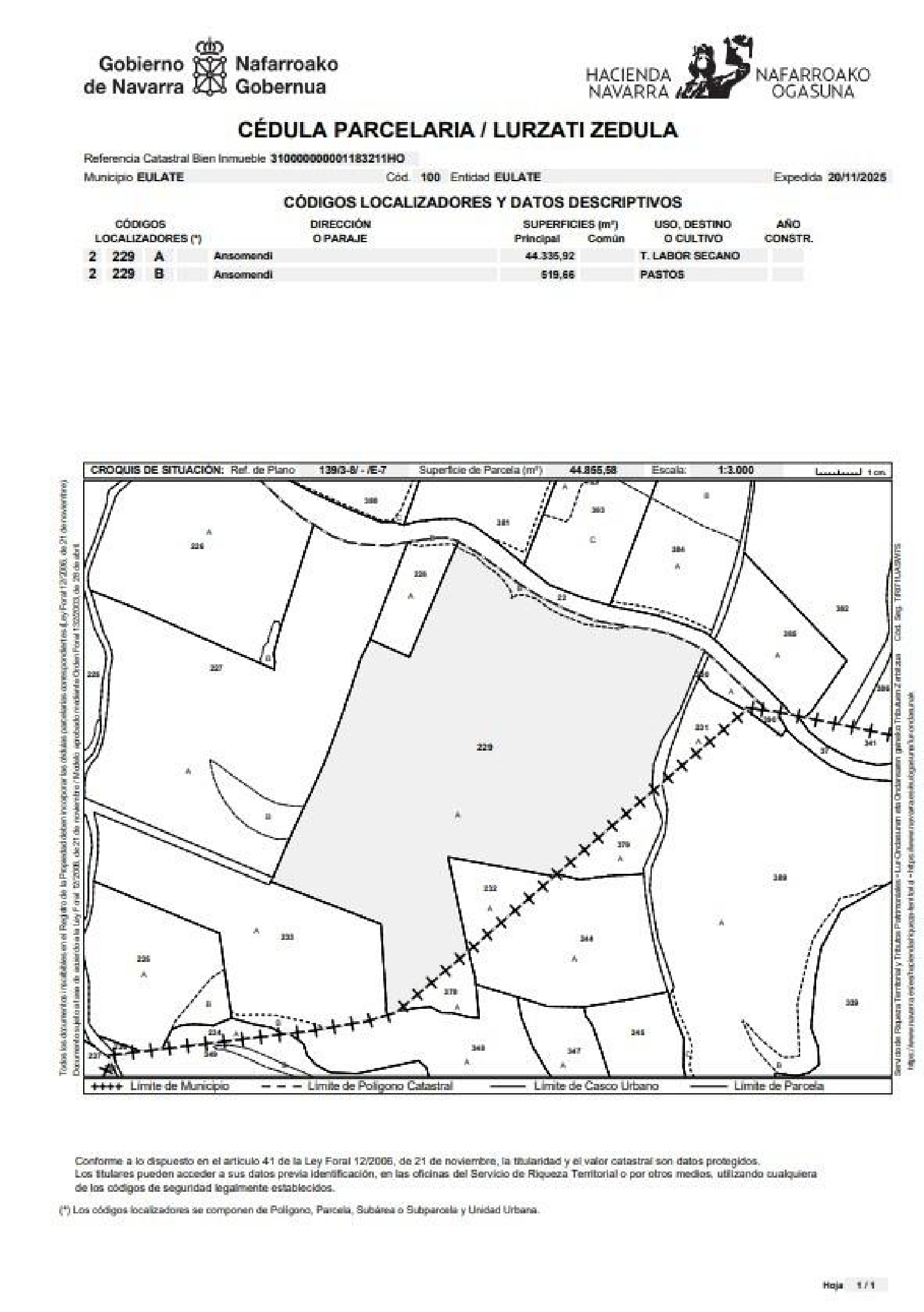  for sale plot Eulate Tierra Estella 2