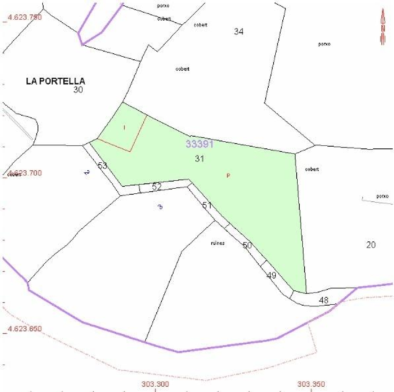 te koop perceel La Portella Segrià 2