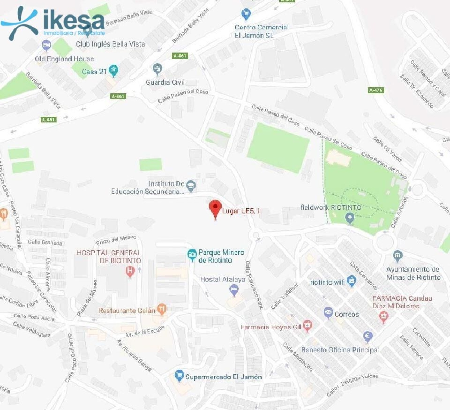  till salu tomt Minas De Riotinto Cuenca Minera 1