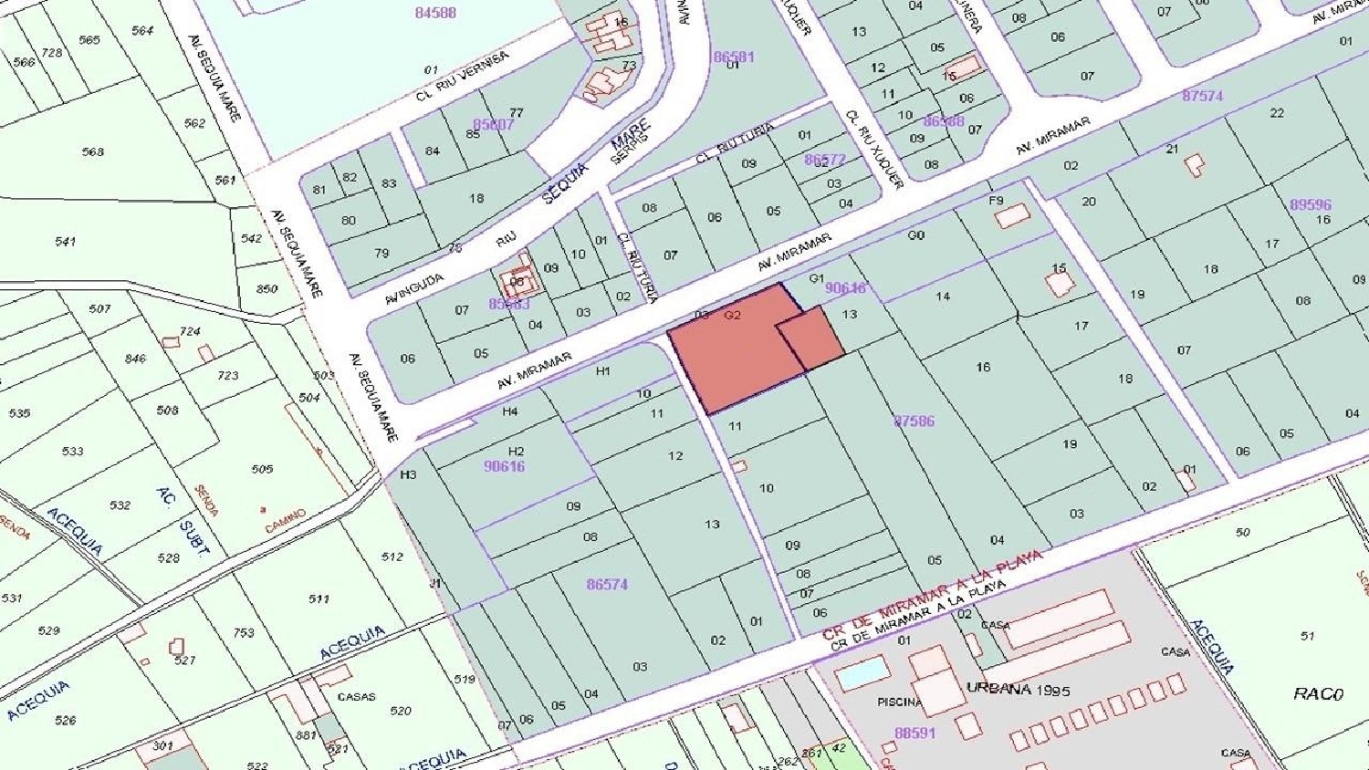 till salu tomt Miramar Safor 2