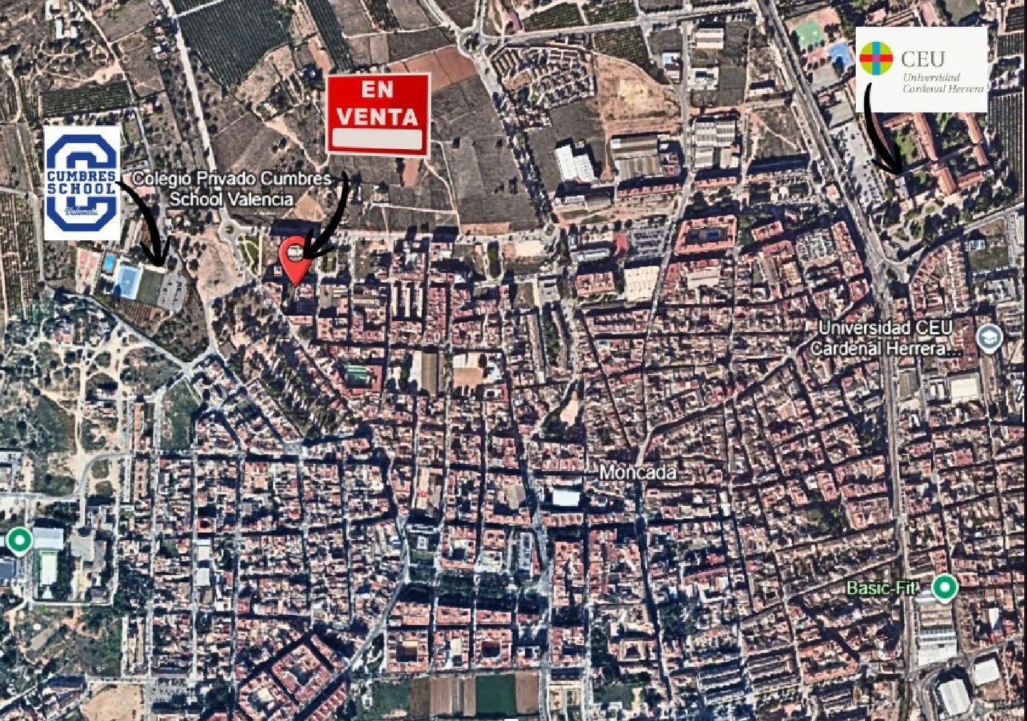  till salu tomt Moncada Horta Nord 2