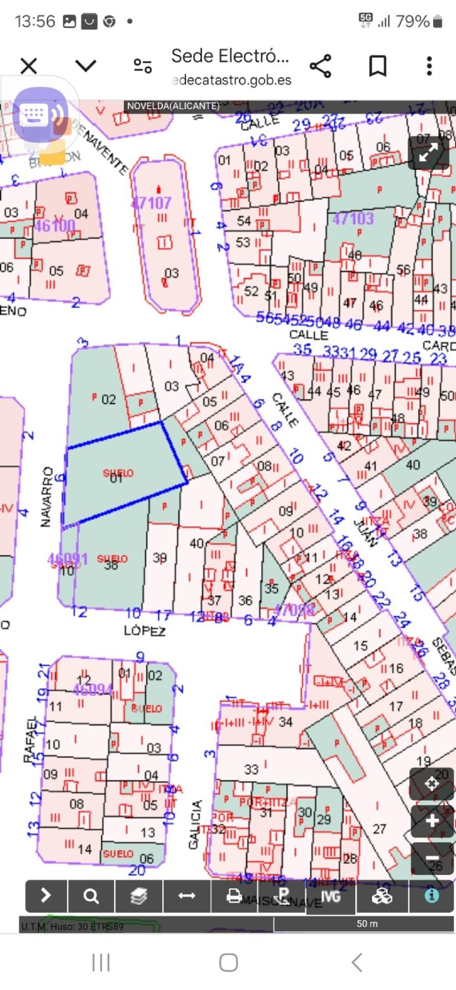 till salu tomt Novelda Vinalopó Mitjà 2