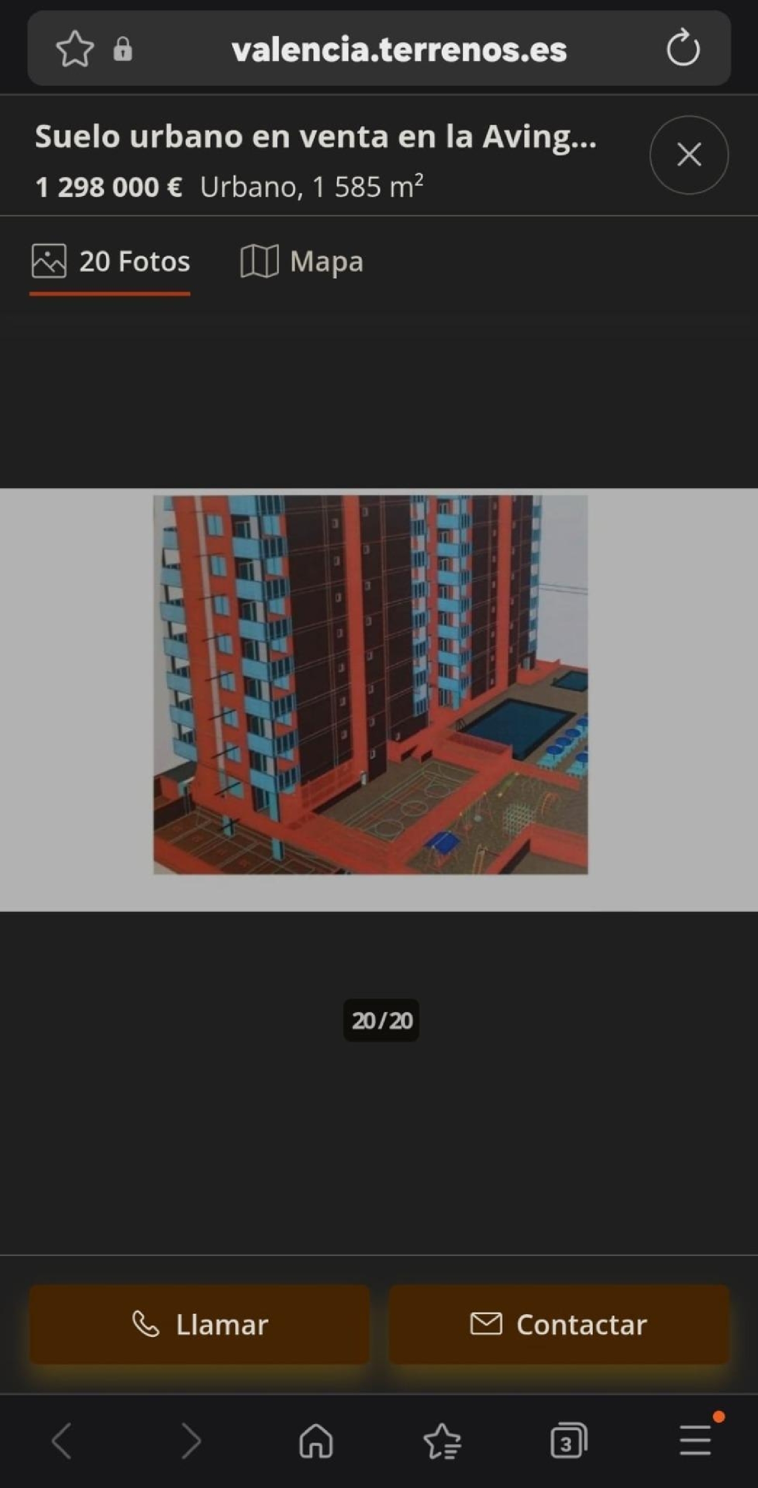  till salu tomt Piles Safor 2