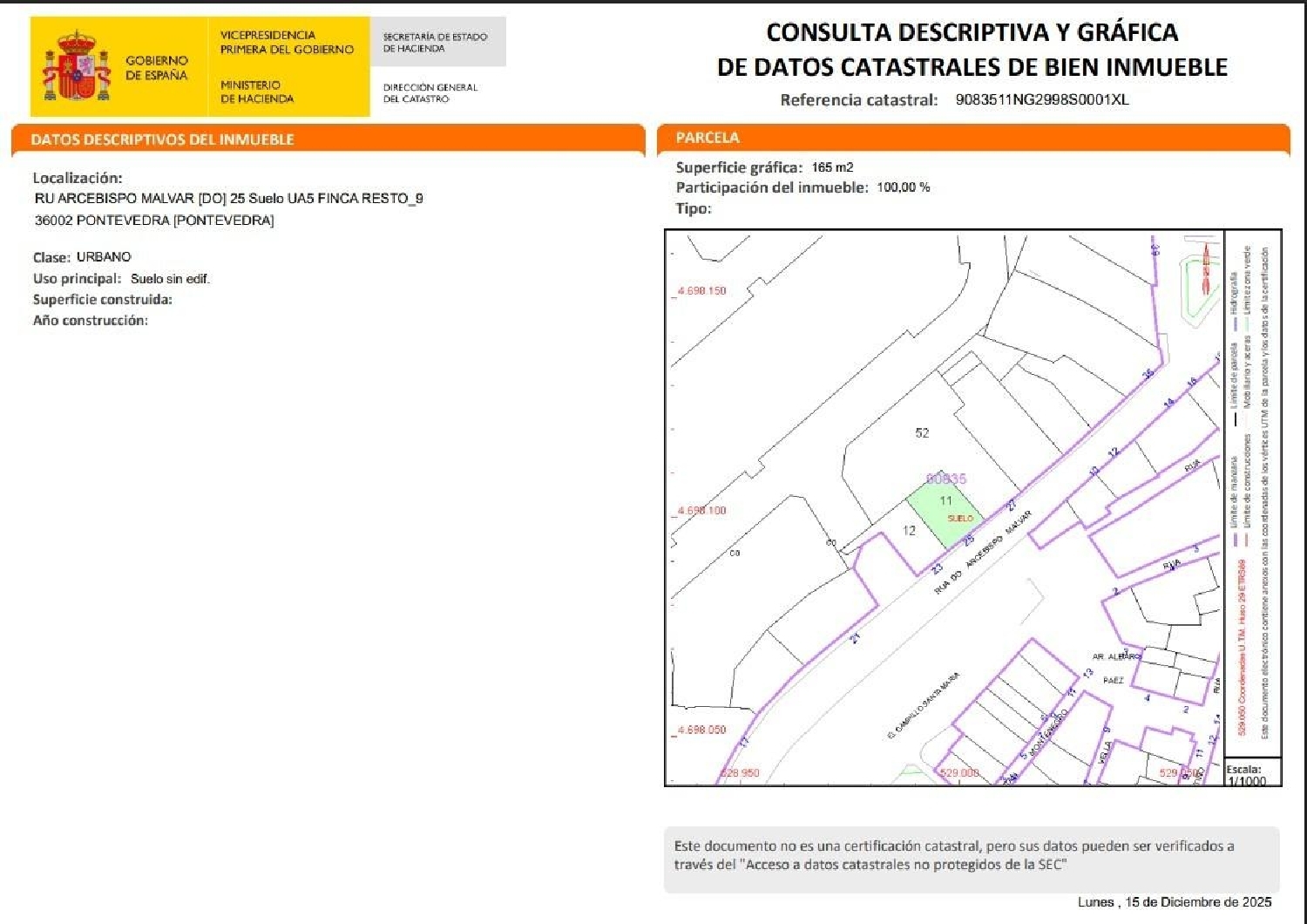  kaufen Grundstück Pontevedra Centro Echegaray Pontevedra 7