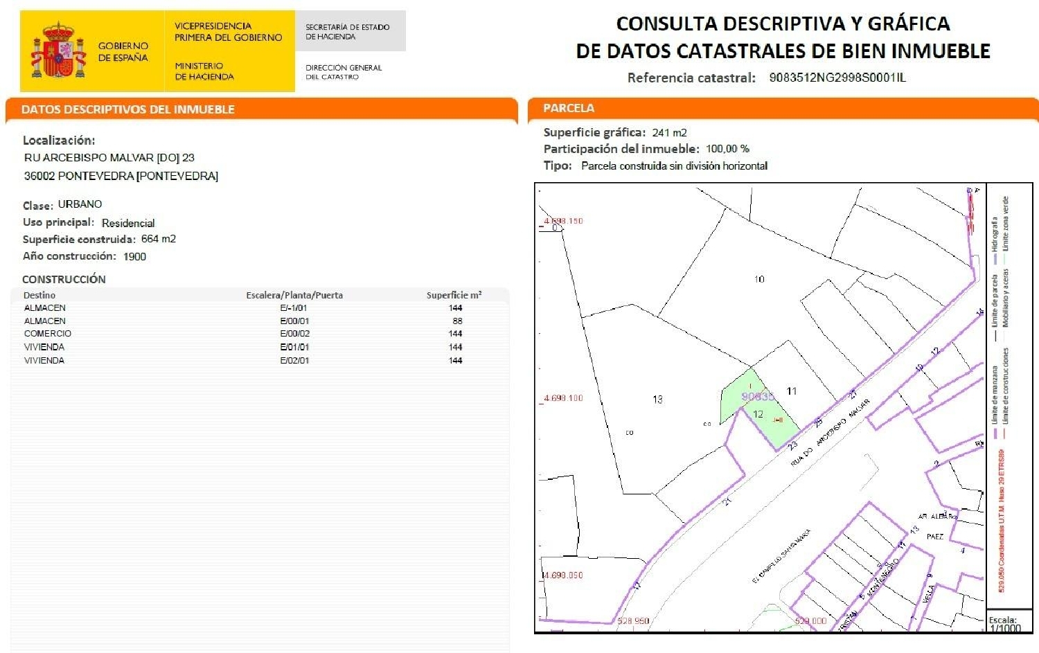  kaufen Grundstück Pontevedra Centro Echegaray Pontevedra 6