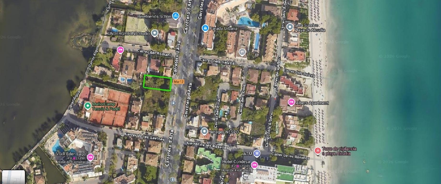  for sale plot Port D'alcudia Nord 1