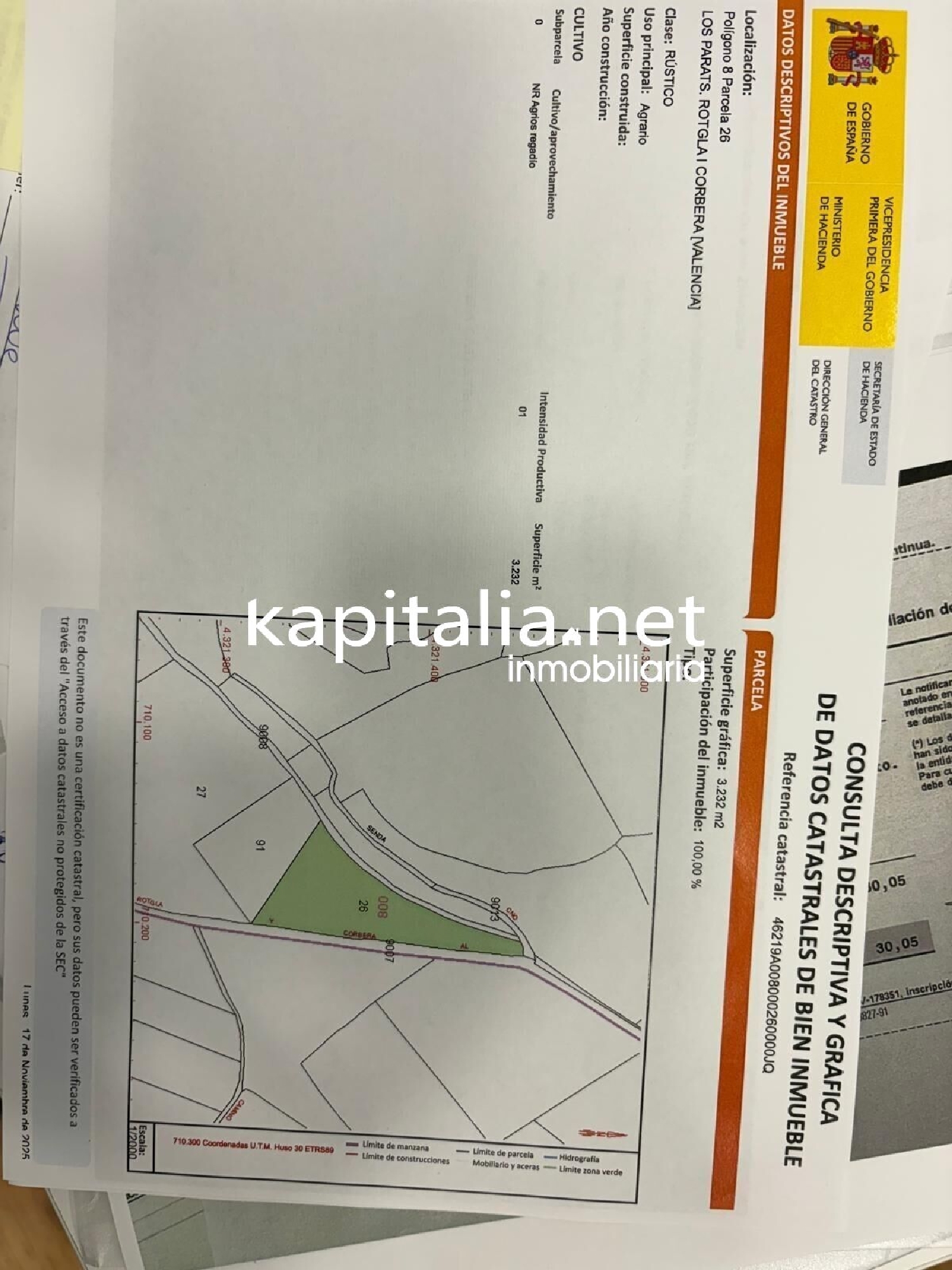  for sale plot Rotglà I Corberà Costera (La) 4