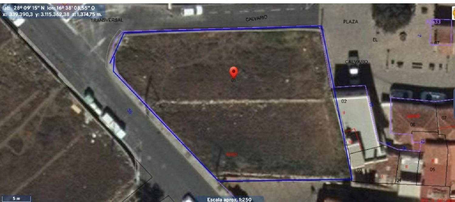  till salu tomt Vilaflor Zona Sur 2