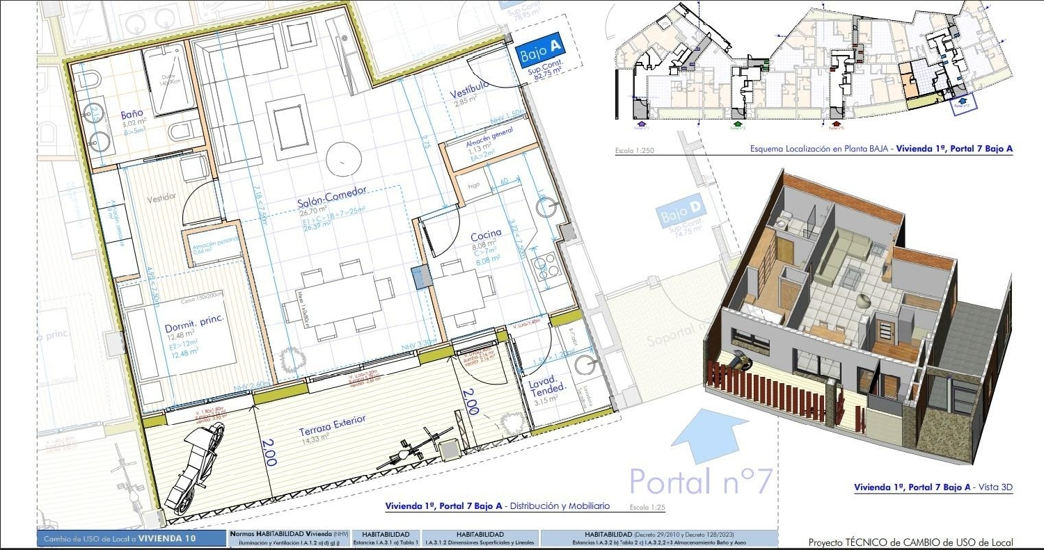 à vendre local commercial Cambados Salnés 6