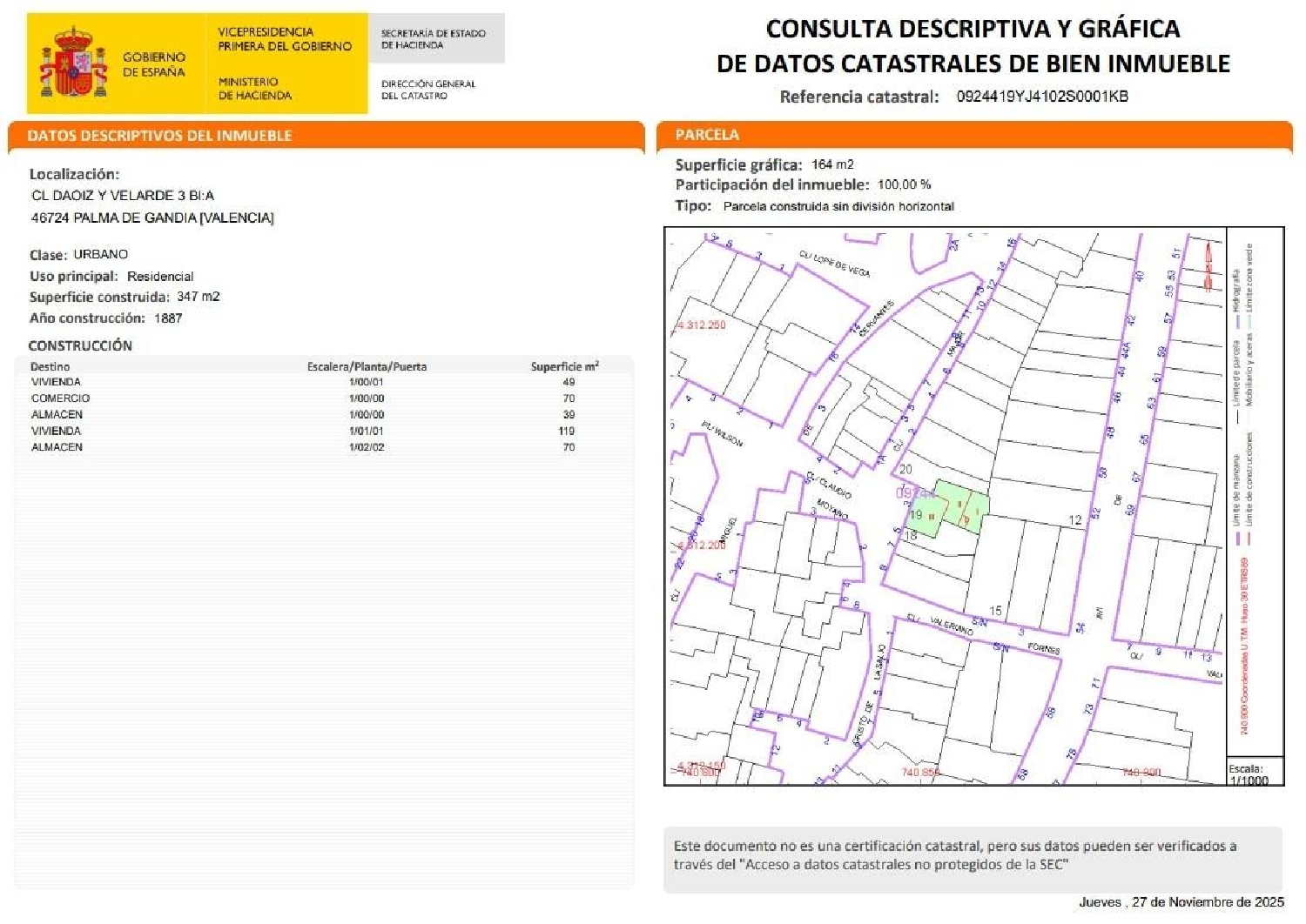  à vendre maison de ville Palma De Gandia Safor 2