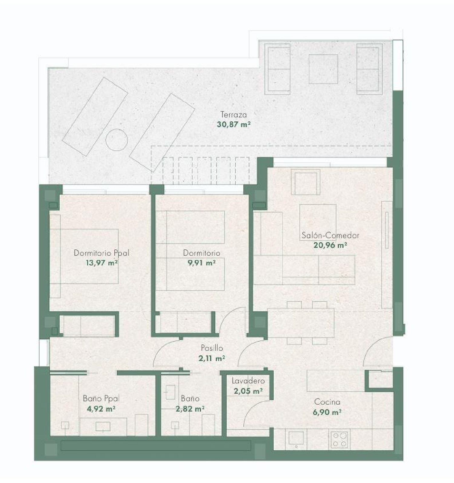  till salu lägenhet Campo-Mijas Costa Del Sol Occidental 4