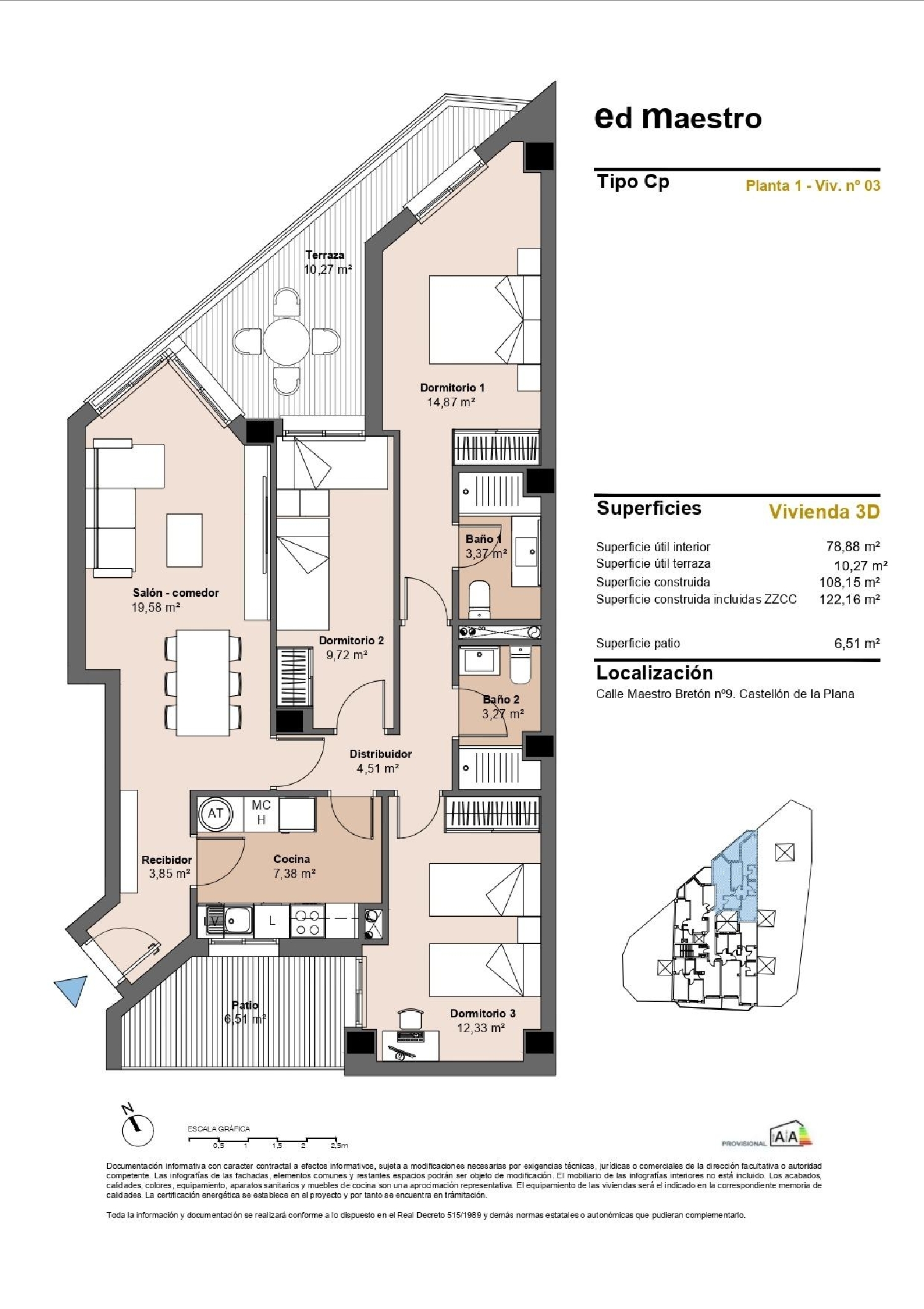  à vendre appartement Castellons Marina Alta 8