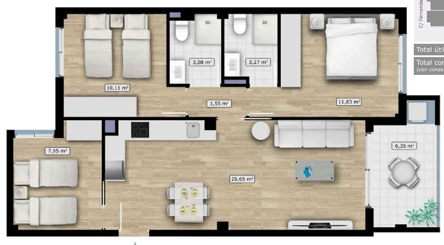  kaufen Wohnung Cheda Arzúa 3