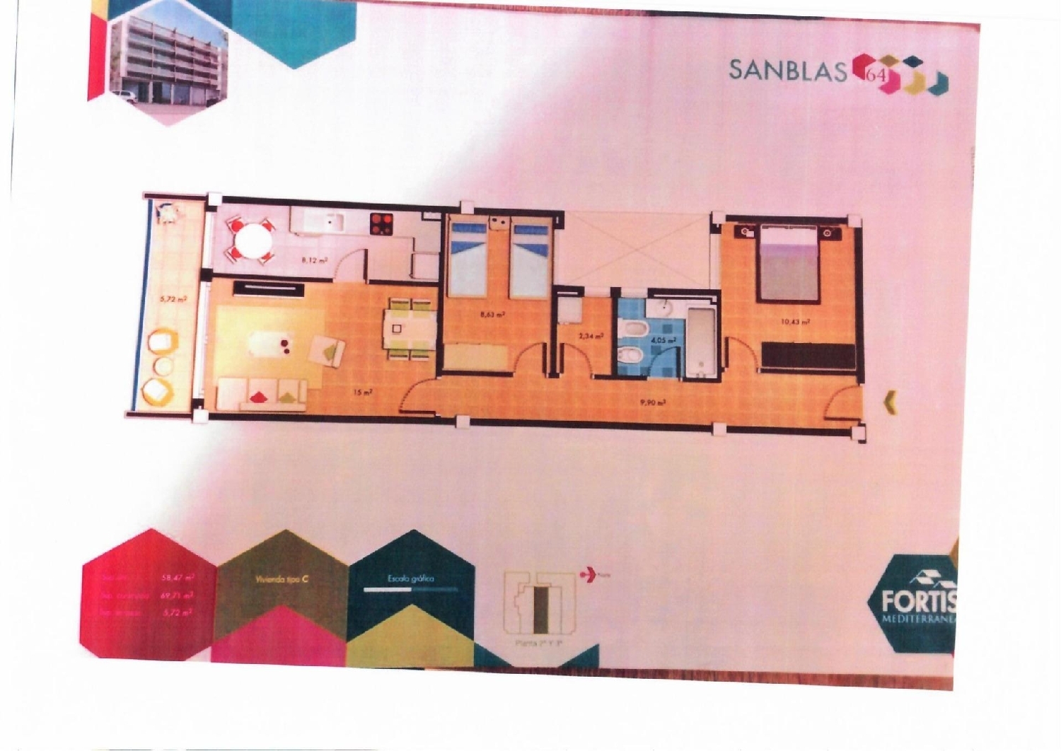 till salu lägenhet Vinaros Baix Maestrat 8