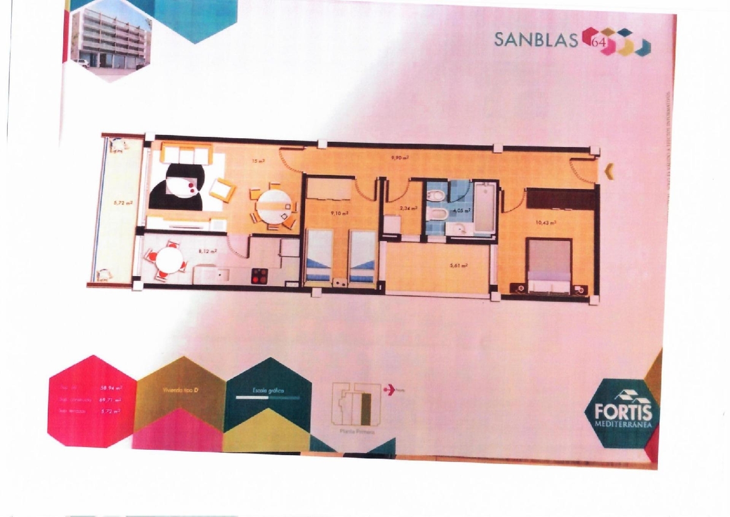 till salu lägenhet Vinaros Baix Maestrat 4