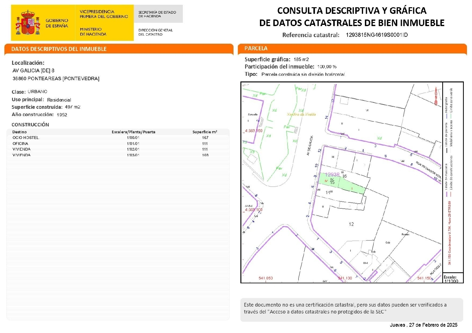  till salu byggnad Ponteareas Condado 8