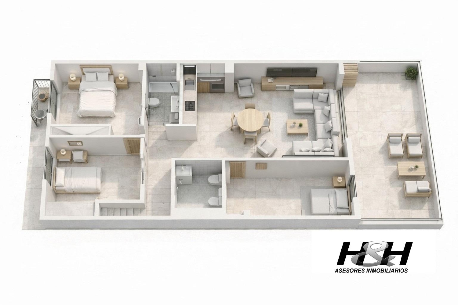  till salu takvåning Burjassot Horta Nord 8