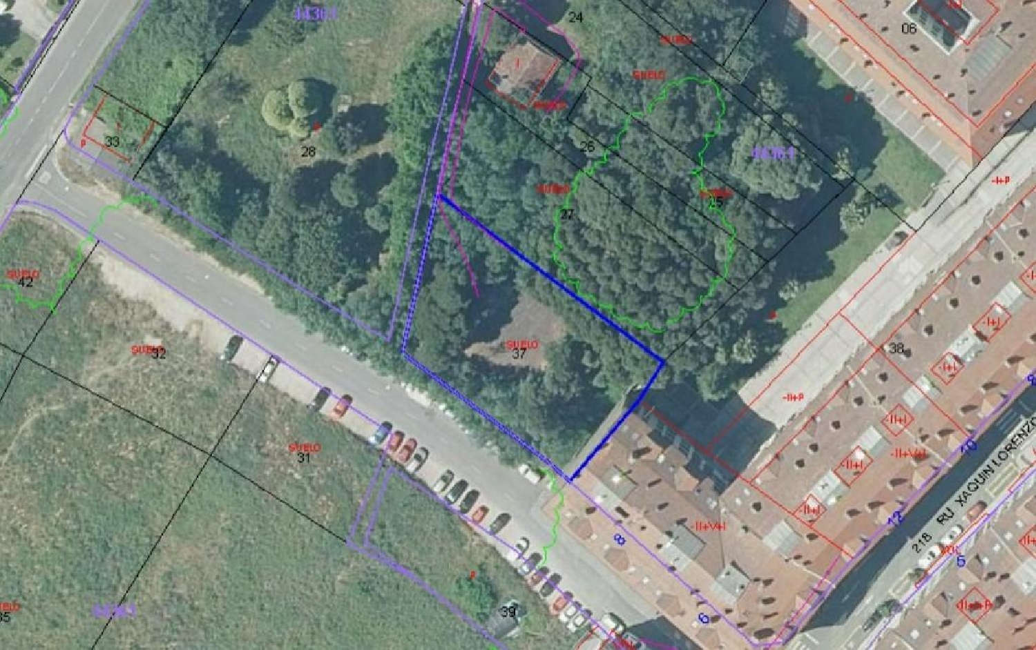  te koop perceel A Lamestrega Betanzos 1