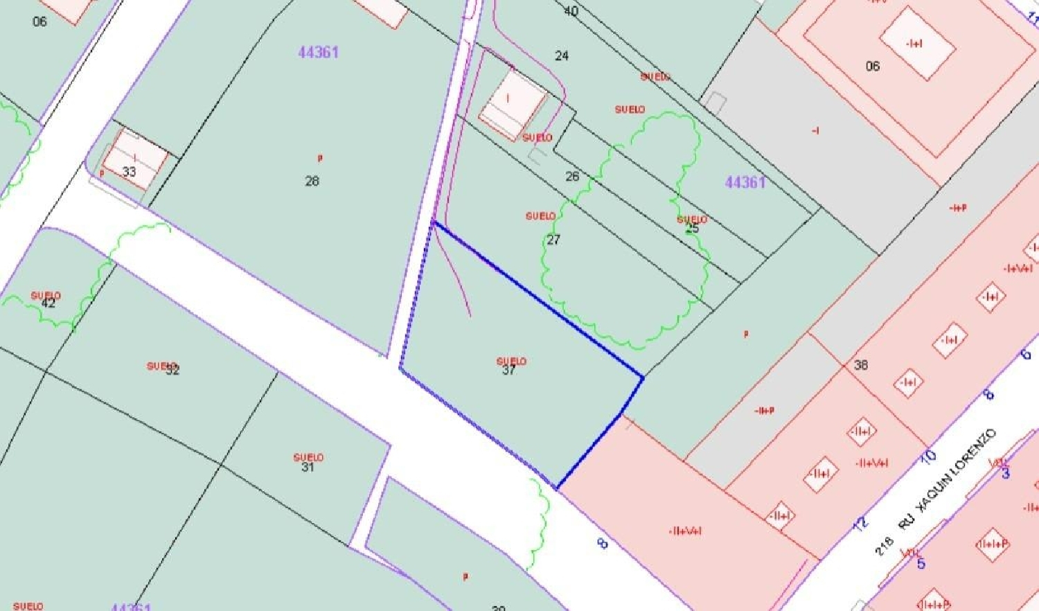  te koop perceel A Lamestrega Betanzos 2