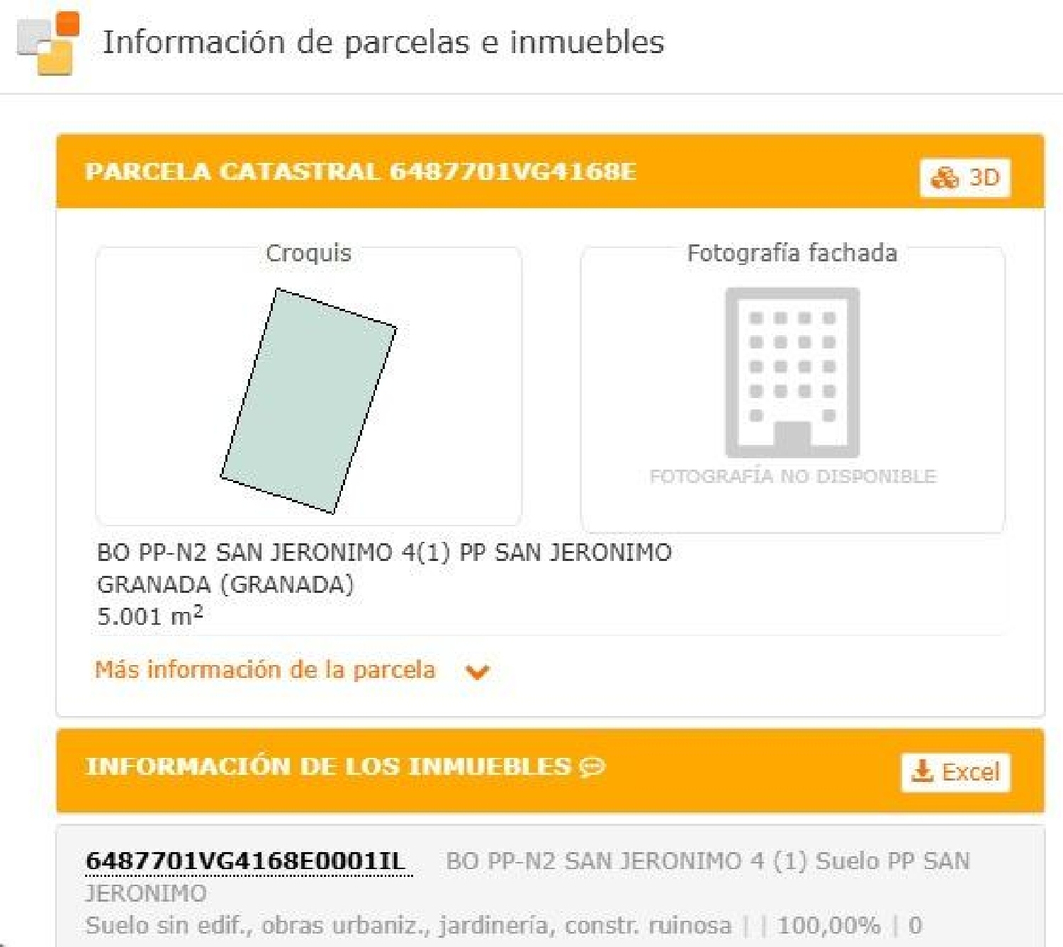 for sale plot Barrio De Granada Alacantí 3