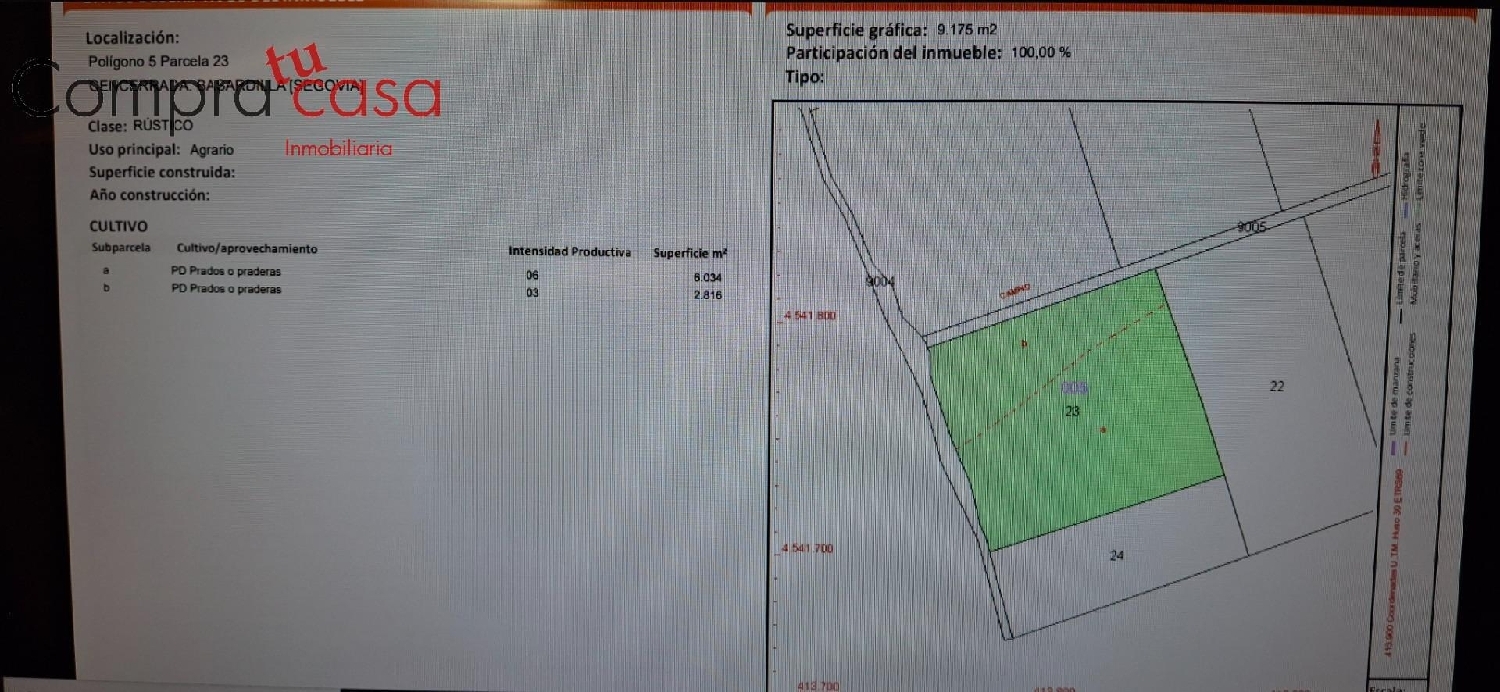  till salu tomt Basardilla Segovia Sur 6