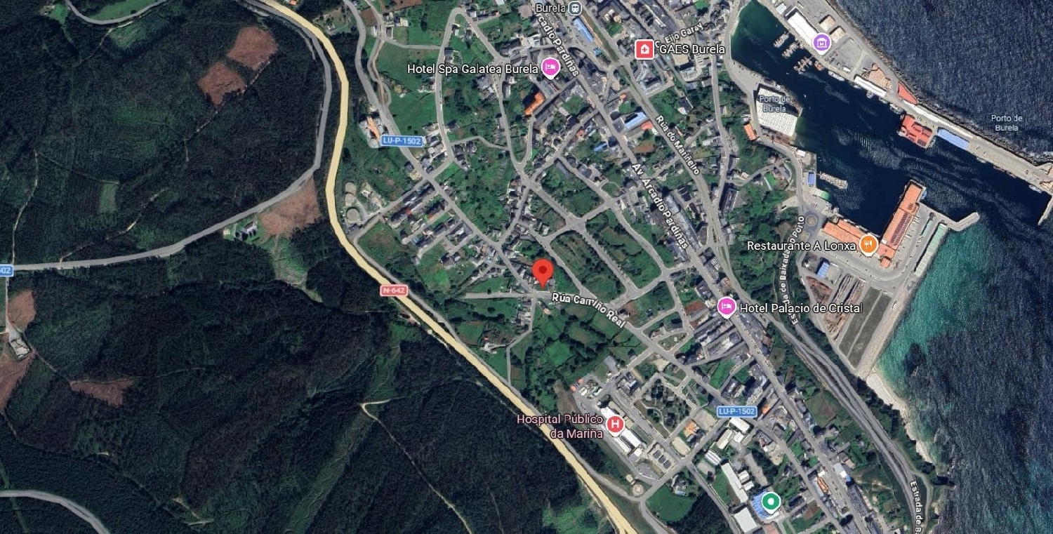  till salu tomt Burela Mariña Central 8